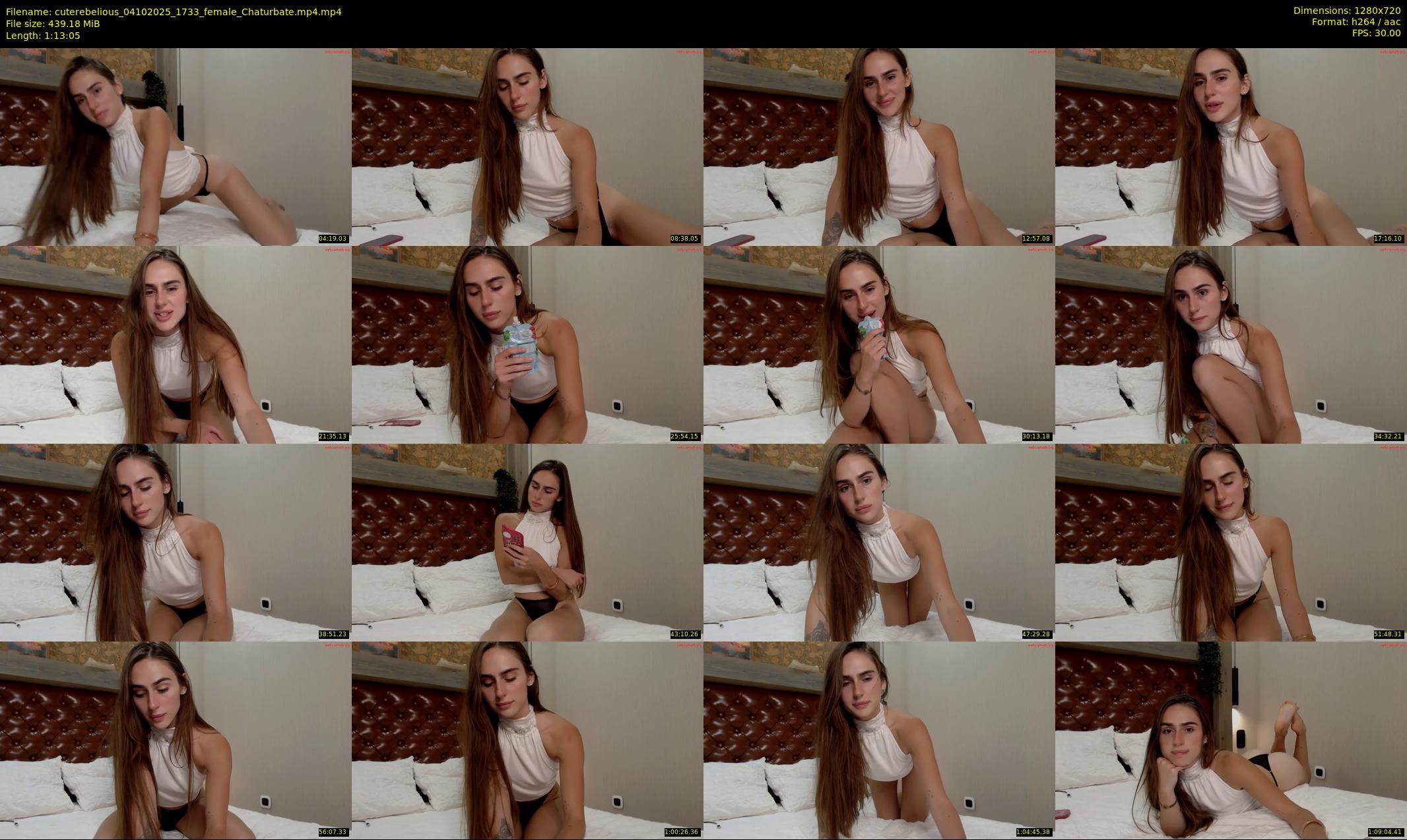 cuterebelious — 74 minute Chaturbate female cam show recording, 720p, Oct 4, 2025