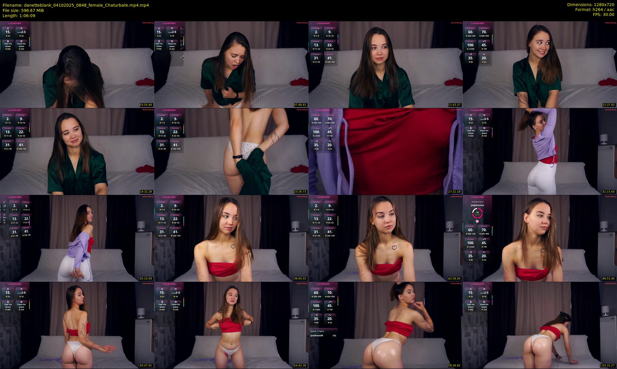 danetteblank — 67 minute Chaturbate female cam show recording, 720p, Oct 4, 2025