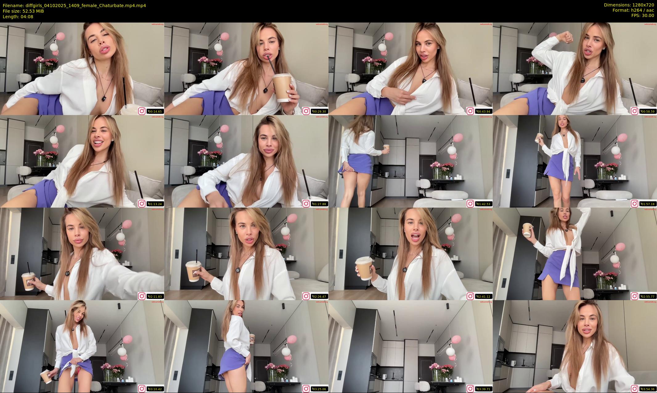diffgirls — 5 minute Chaturbate female cam show recording, 720p, Oct 4, 2025