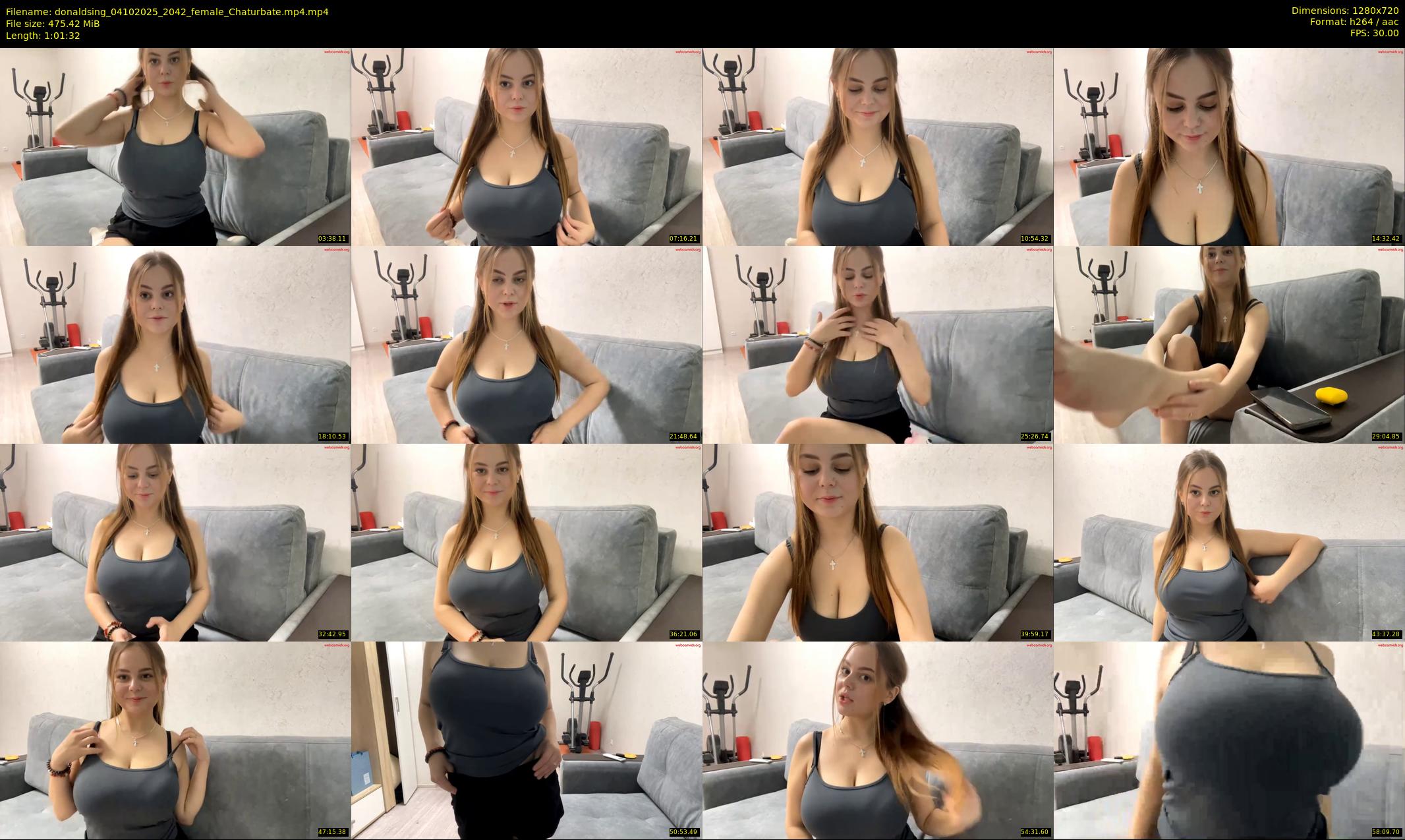 donaldsing — 62 minute Chaturbate female cam show recording, 720p, Oct 4, 2025