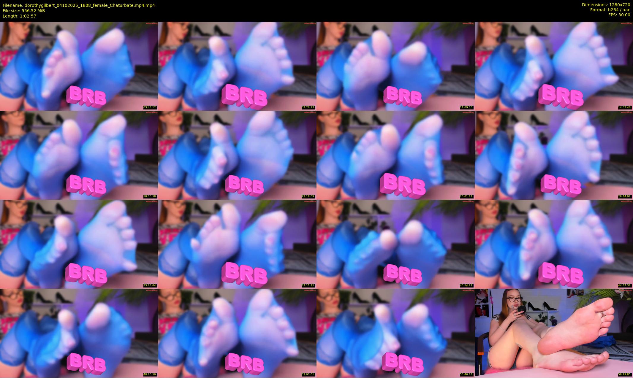 dorothygilbert — 63 minute Chaturbate female cam show recording, 720p, Oct 4, 2025