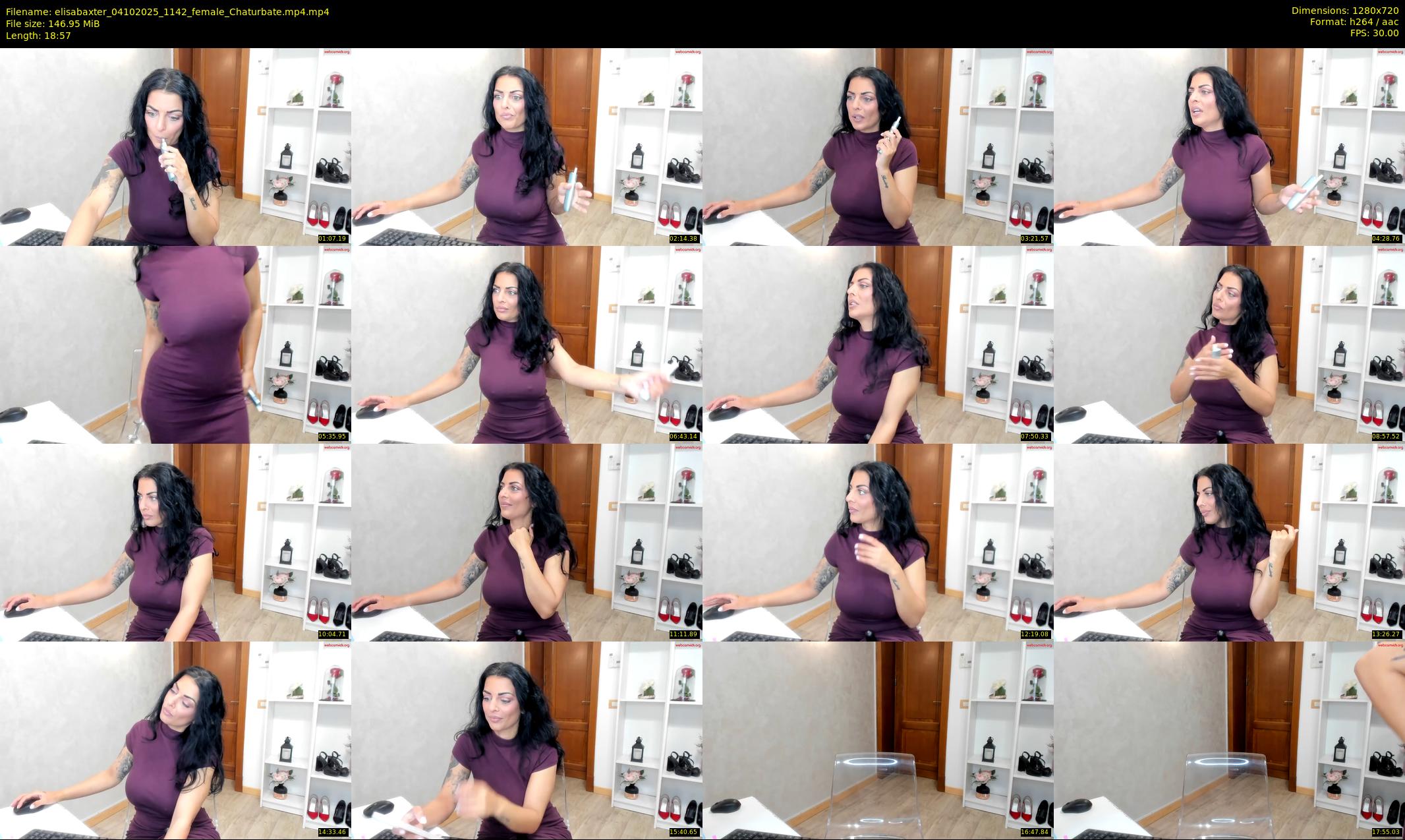 elisabaxter — 19 minute Chaturbate female cam show recording, 720p, Oct 4, 2025