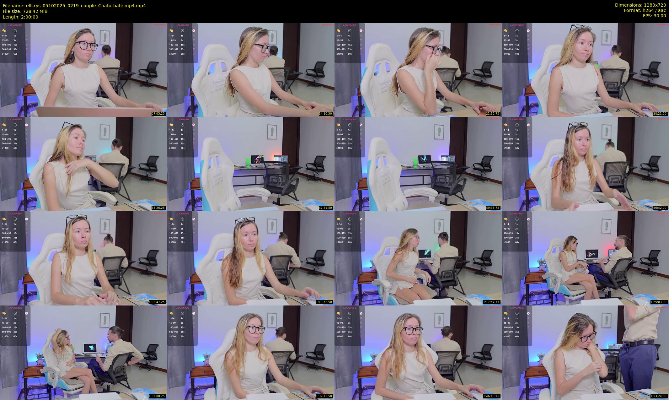 ellcrys — 120 minute Chaturbate couple cam show recording, 720p, Oct 5, 2025