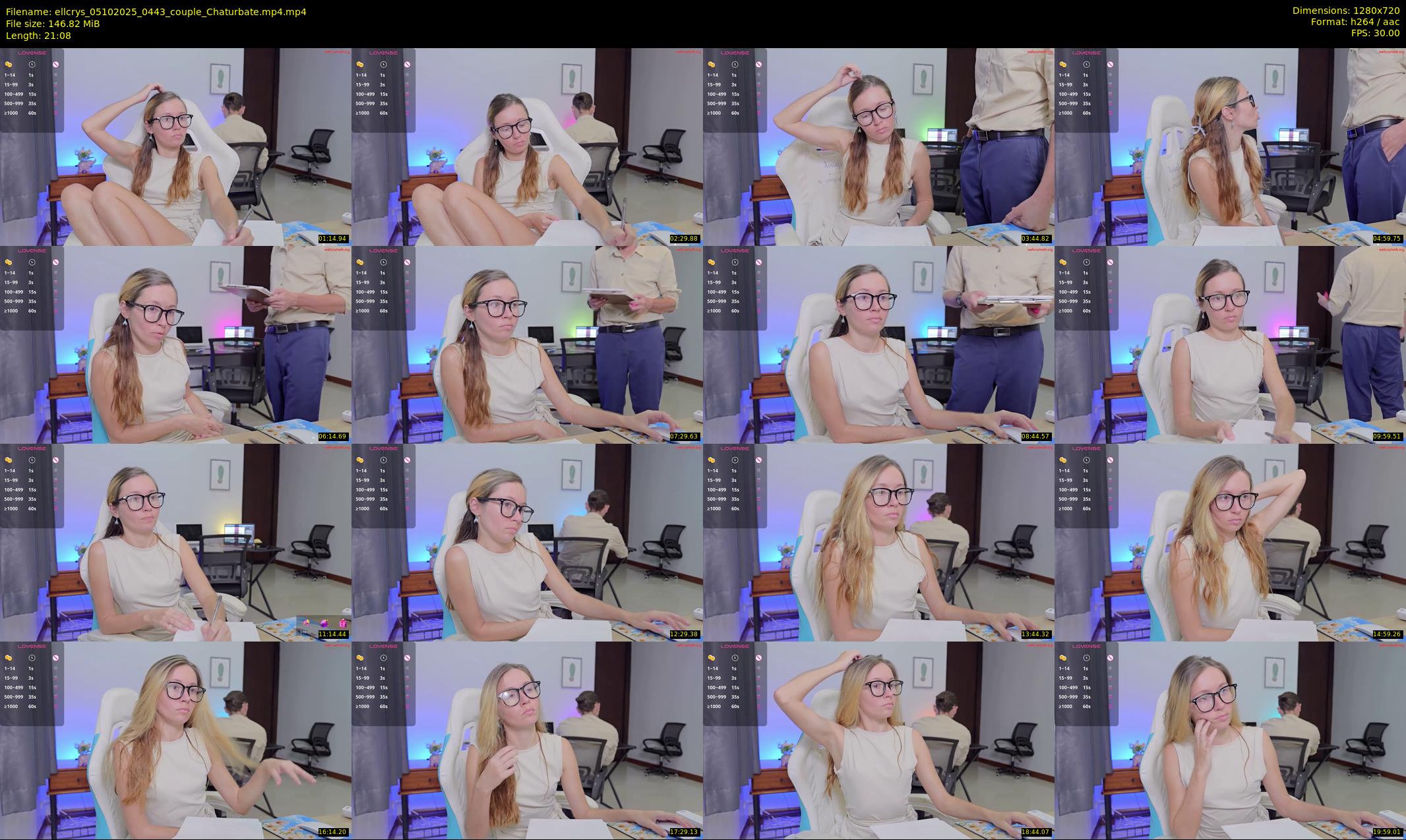ellcrys — 22 minute Chaturbate couple cam show recording, 720p, Oct 5, 2025