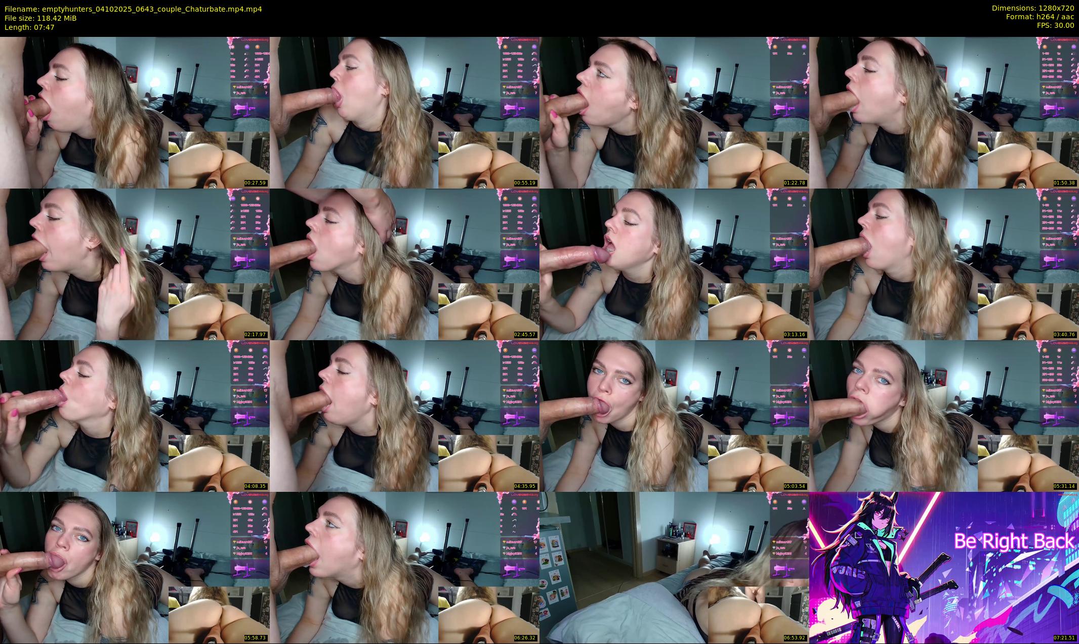 emptyhunters — 8 minute Chaturbate couple cam show recording, 720p, Oct 4, 2025