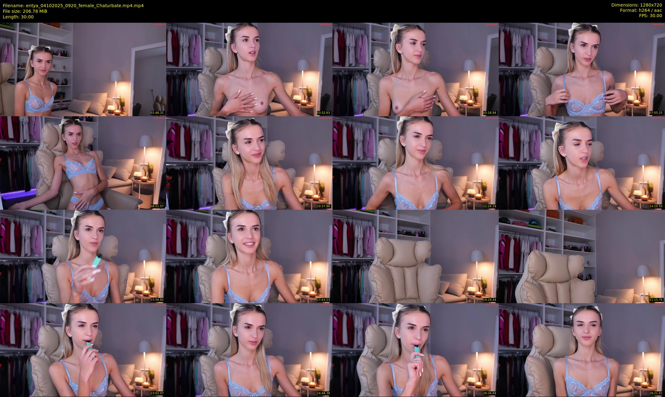 entya — 30 minute Chaturbate female cam show recording, 720p, Oct 4, 2025
