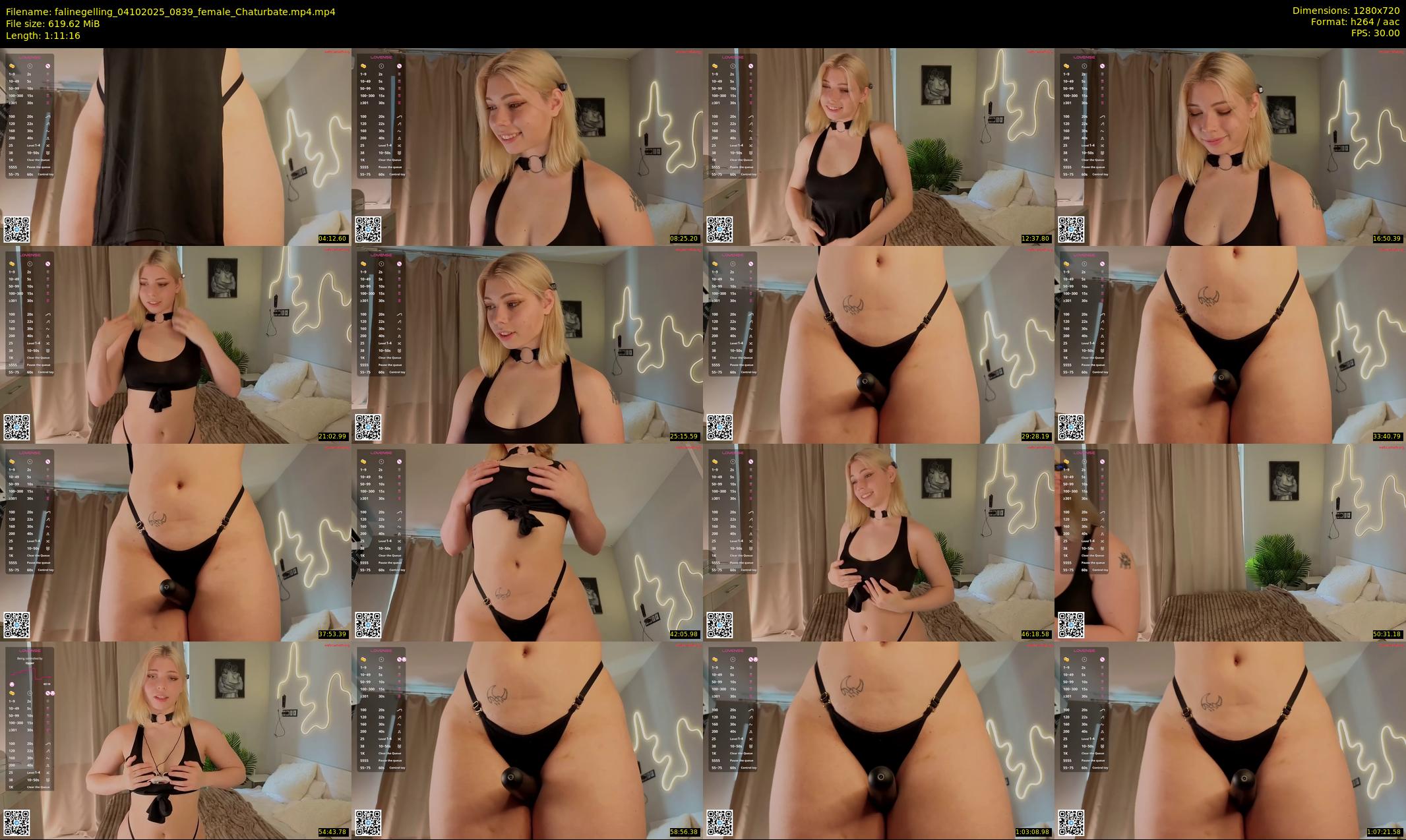 falinegelling — 72 minute Chaturbate female cam show recording, 720p, Oct 4, 2025