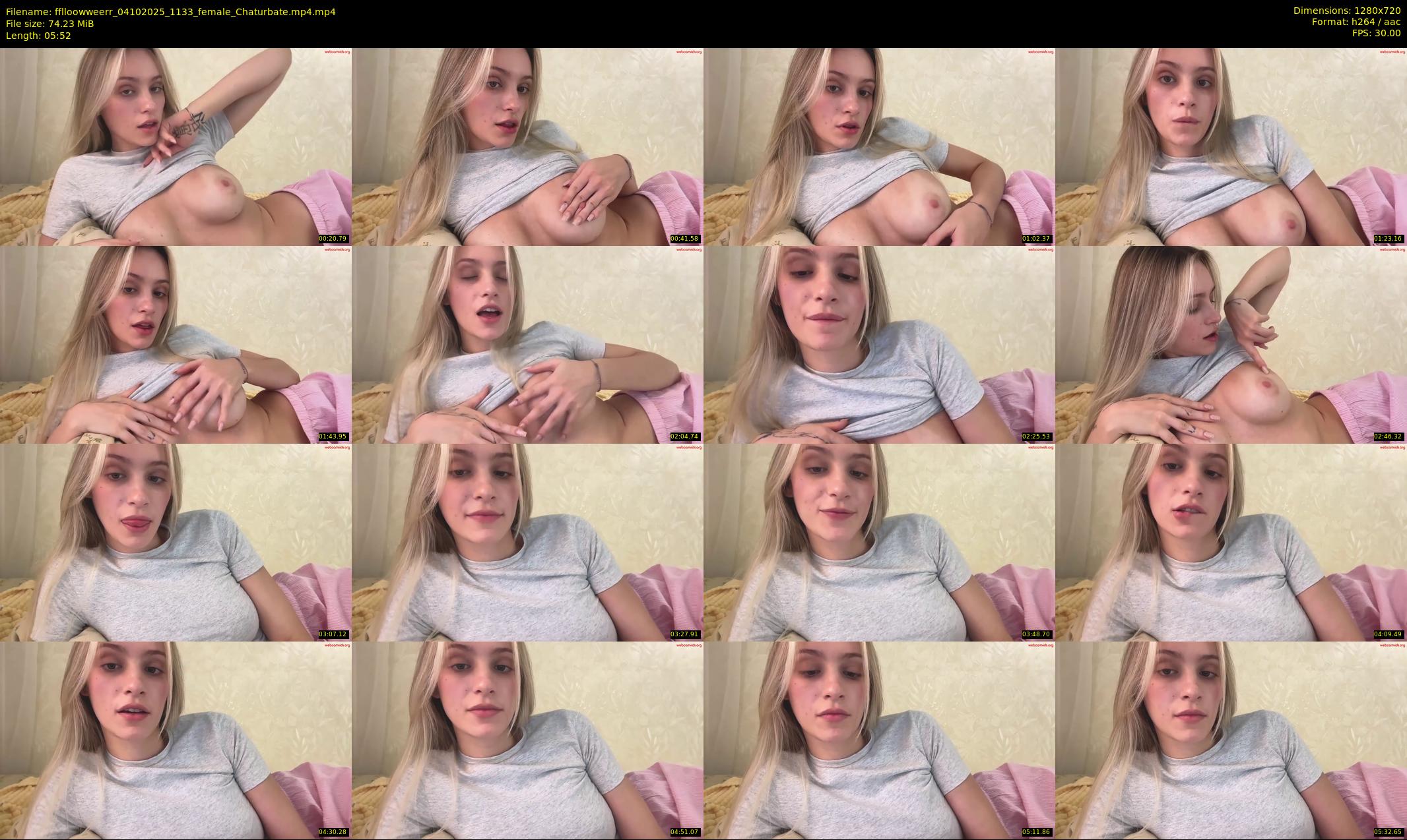 fflloowweerr — 6 minute Chaturbate couple cam show recording, 720p, Oct 4, 2025