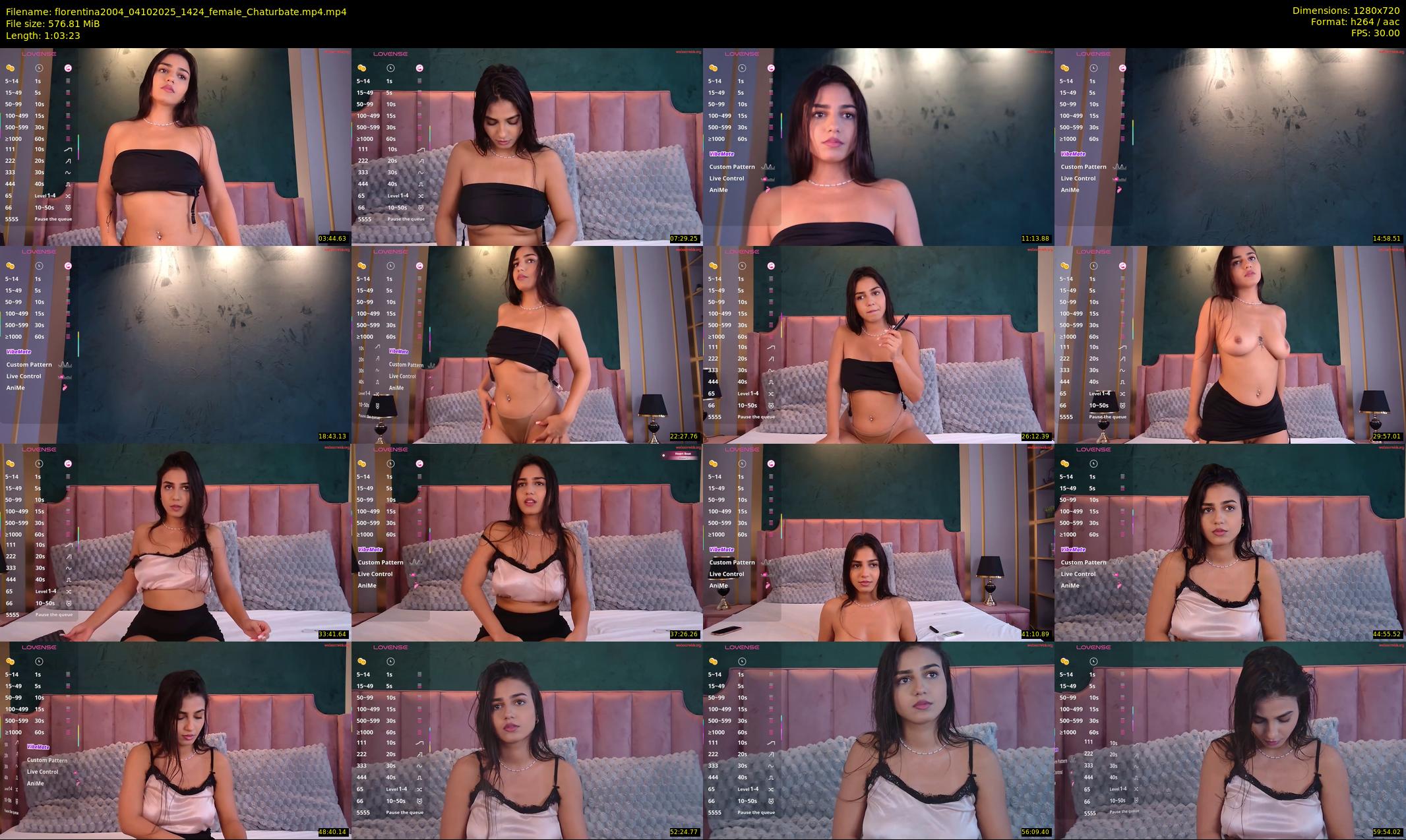 florentina2004 — 64 minute Chaturbate female cam show recording, 720p, Oct 4, 2025