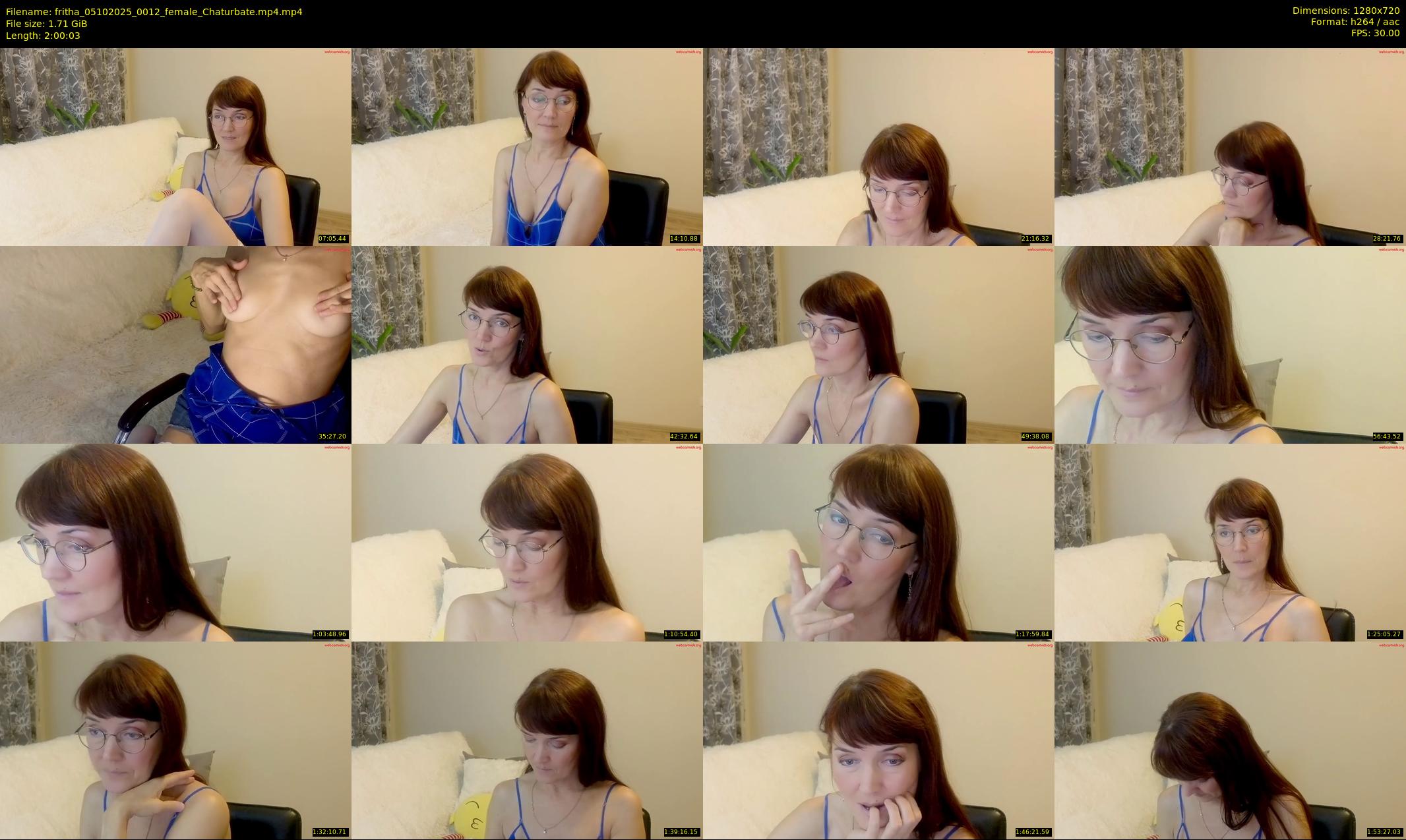 fritha — 121 minute Chaturbate female cam show recording, 720p, Oct 5, 2025