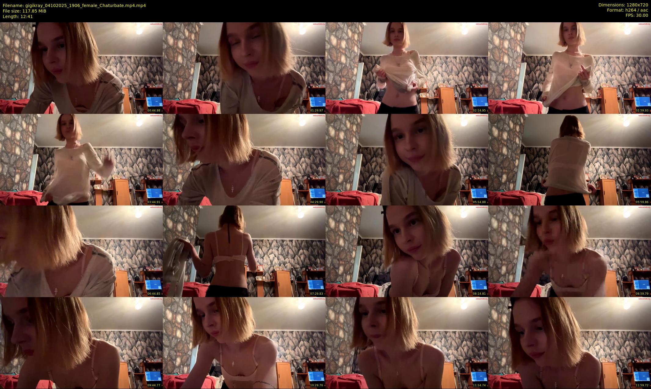 gigikray — 13 minute Chaturbate female cam show recording, 720p, Oct 4, 2025