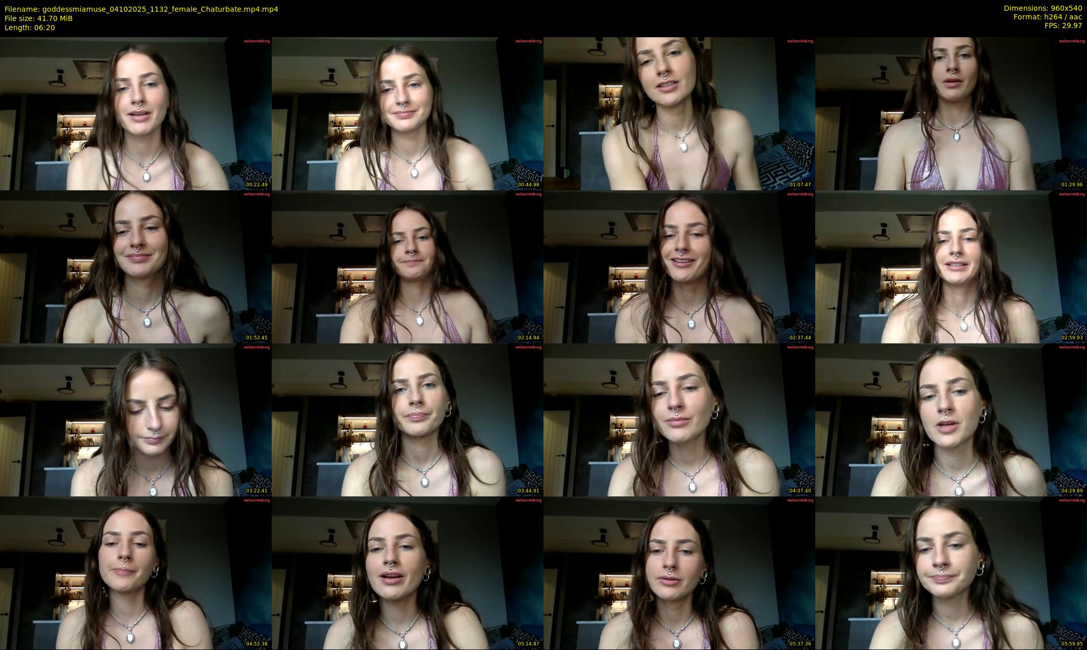 goddessmiamuse — 7 minute Chaturbate female cam show recording, 480p, Oct 4, 2025