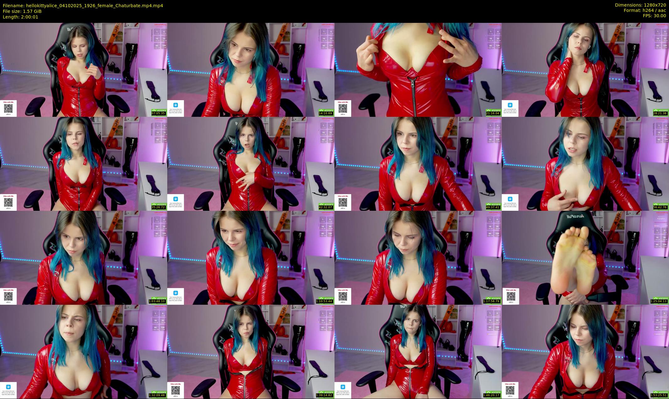 hellokittyalice — 121 minute Chaturbate female cam show recording, 720p, Oct 4, 2025