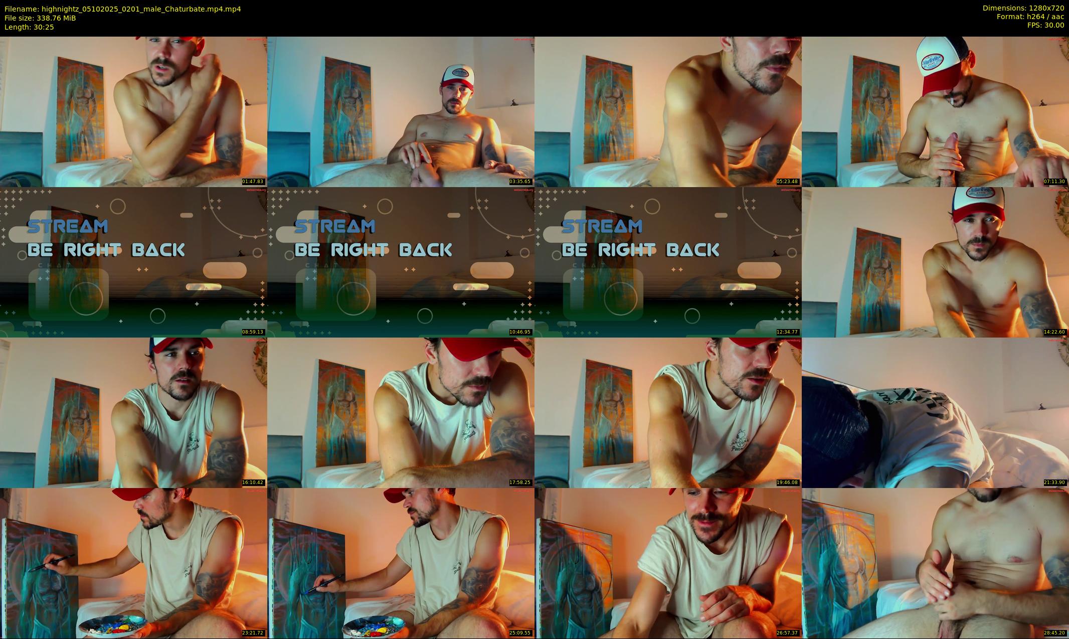 highnightz — 31 minute Chaturbate male cam show recording, 720p, Oct 5, 2025