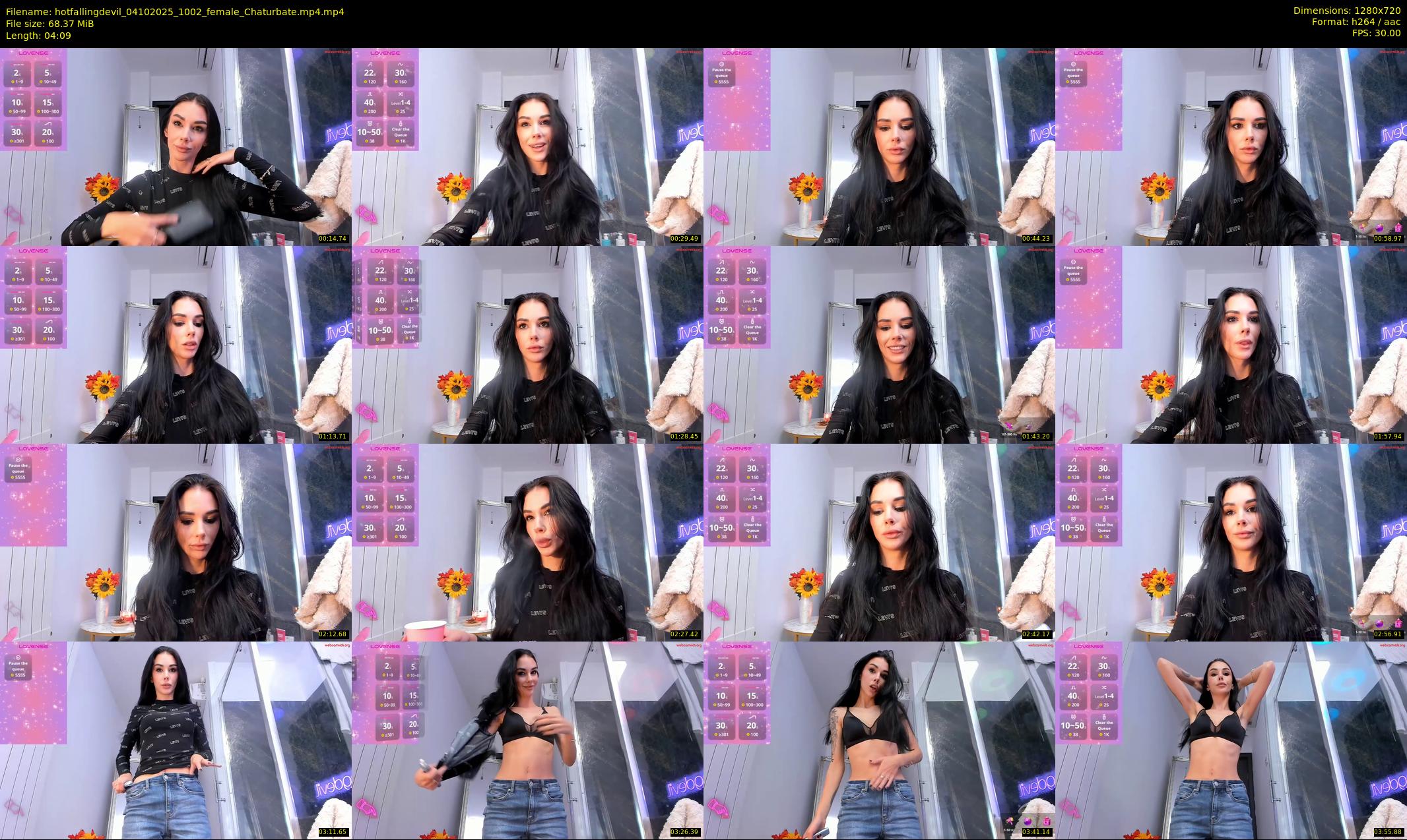 hotfallingdevil — 5 minute Chaturbate female cam show recording, 720p, Oct 4, 2025