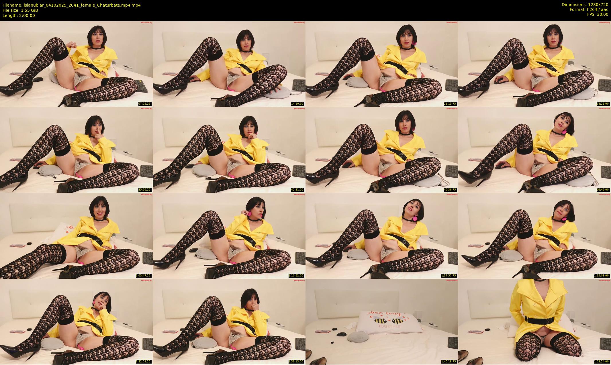 islanublar — 120 minute Chaturbate female cam show recording, 720p, Oct 4, 2025