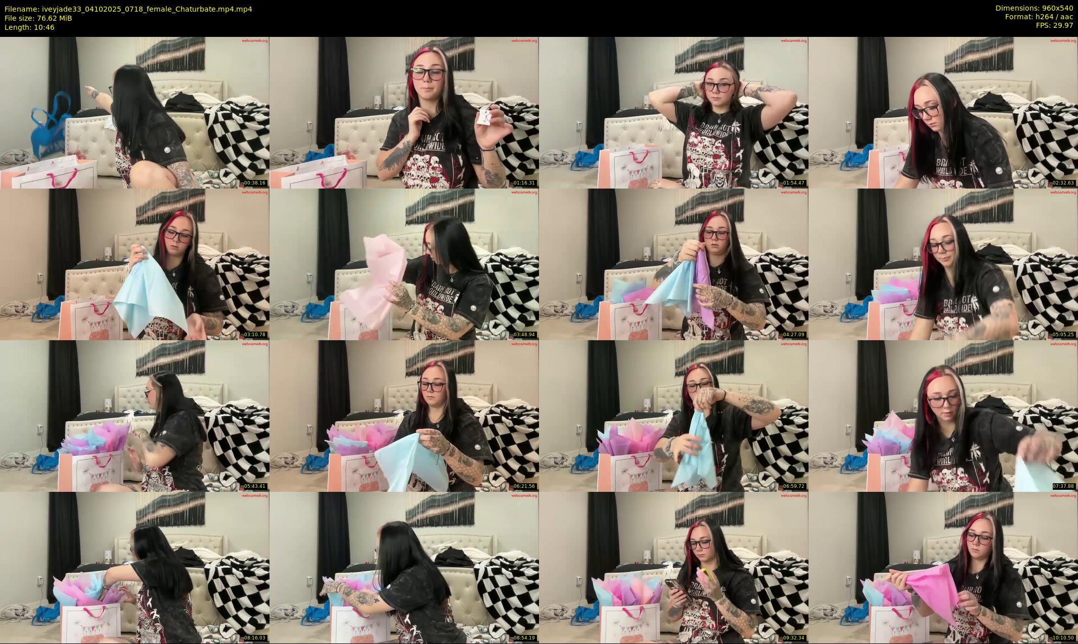 iveyjade33 — 11 minute Chaturbate female cam show recording, 480p, Oct 4, 2025