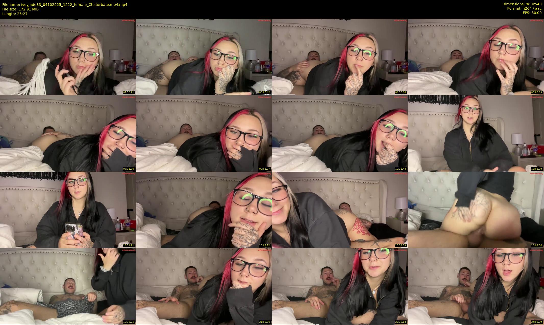 iveyjade33 — 26 minute Chaturbate female cam show recording, 480p, Oct 4, 2025