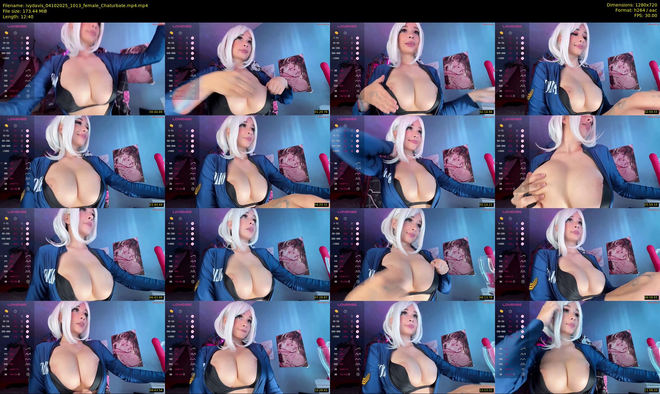 ivydavis — 13 minute Chaturbate female cam show recording, 720p, Oct 4, 2025