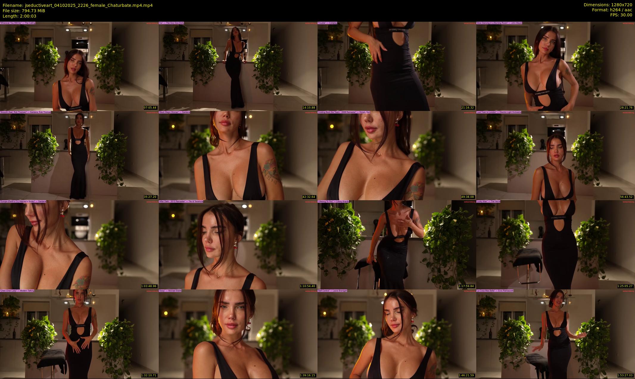 jseductiveart — 121 minute Chaturbate female cam show recording, 720p, Oct 4, 2025