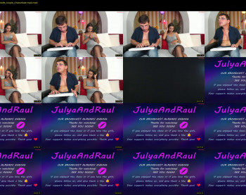 julyaandraul — 6 minute Chaturbate couple cam show recording, 720p, Oct 5, 2025