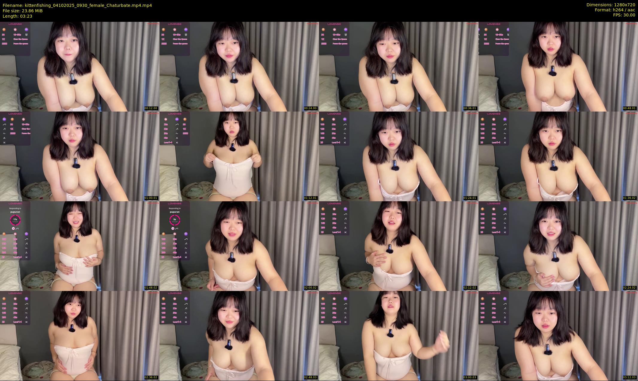kittenfishing — 4 minute Chaturbate female cam show recording, 720p, Oct 4, 2025