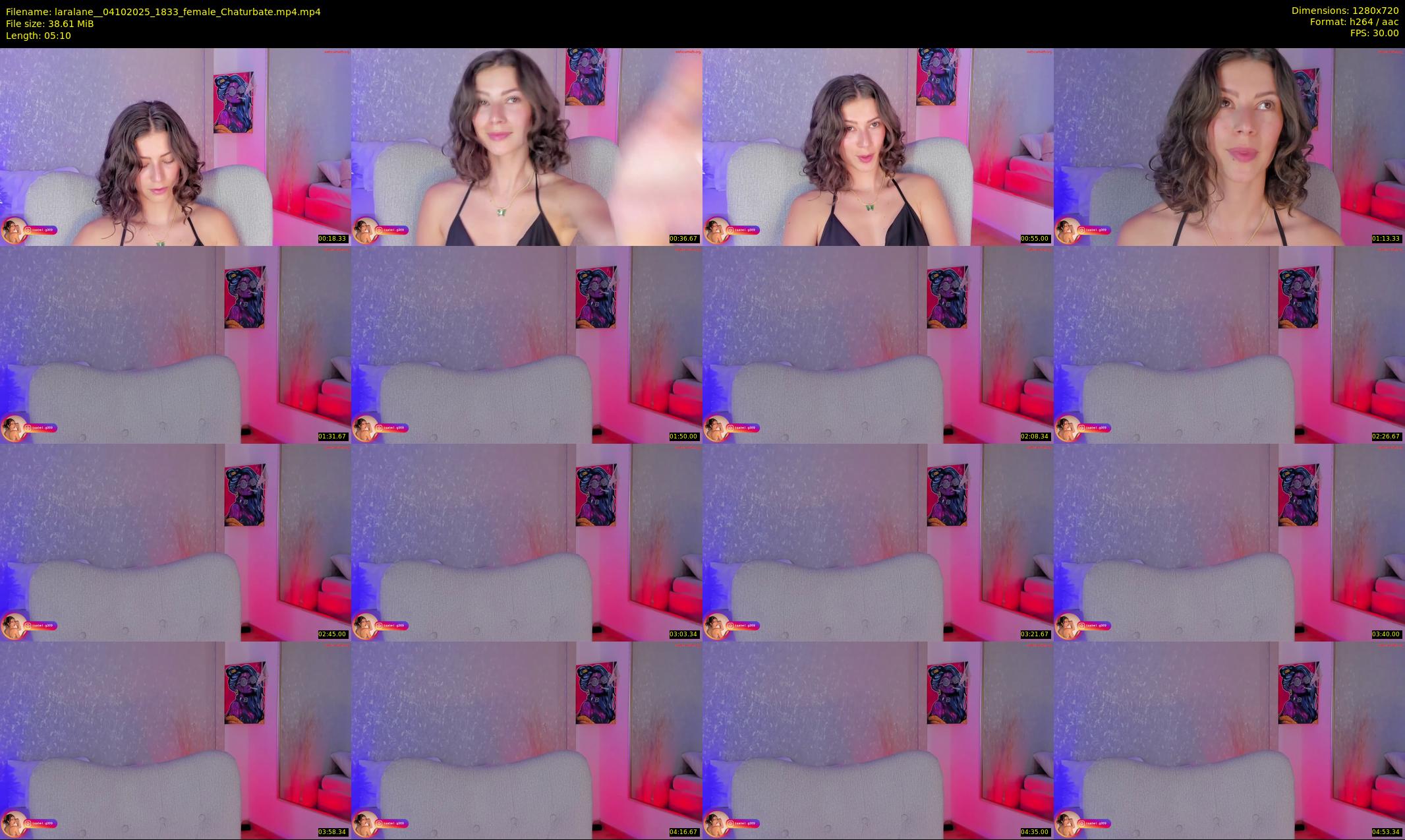 laralane_ — 6 minute Chaturbate female cam show recording, 720p, Oct 4, 2025