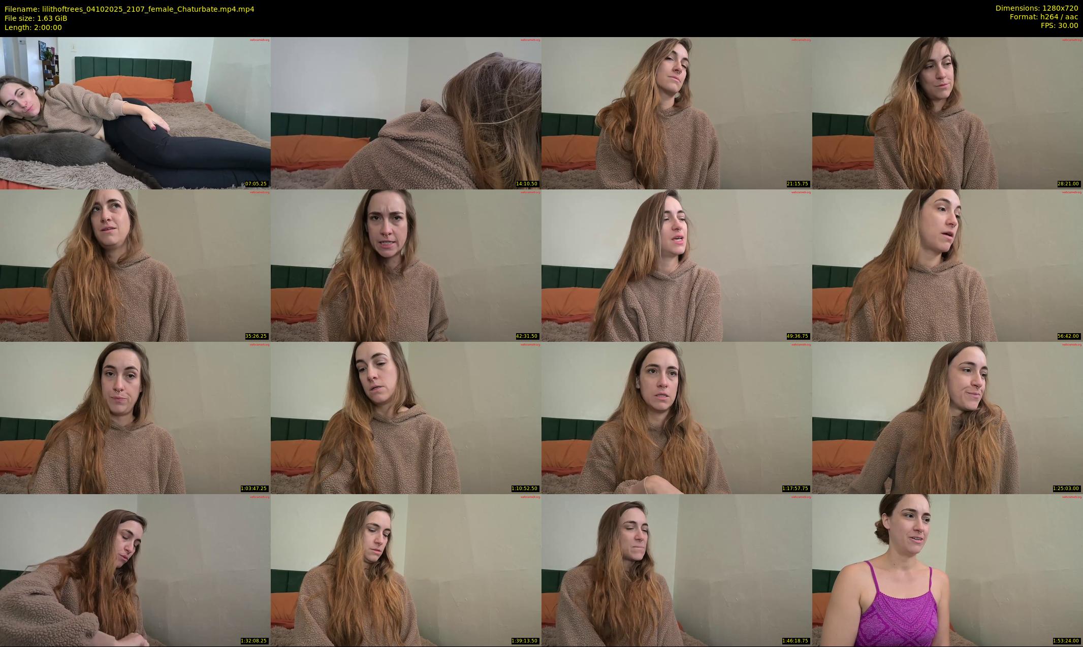 lilithoftrees — 120 minute Chaturbate female cam show recording, 720p, Oct 4, 2025