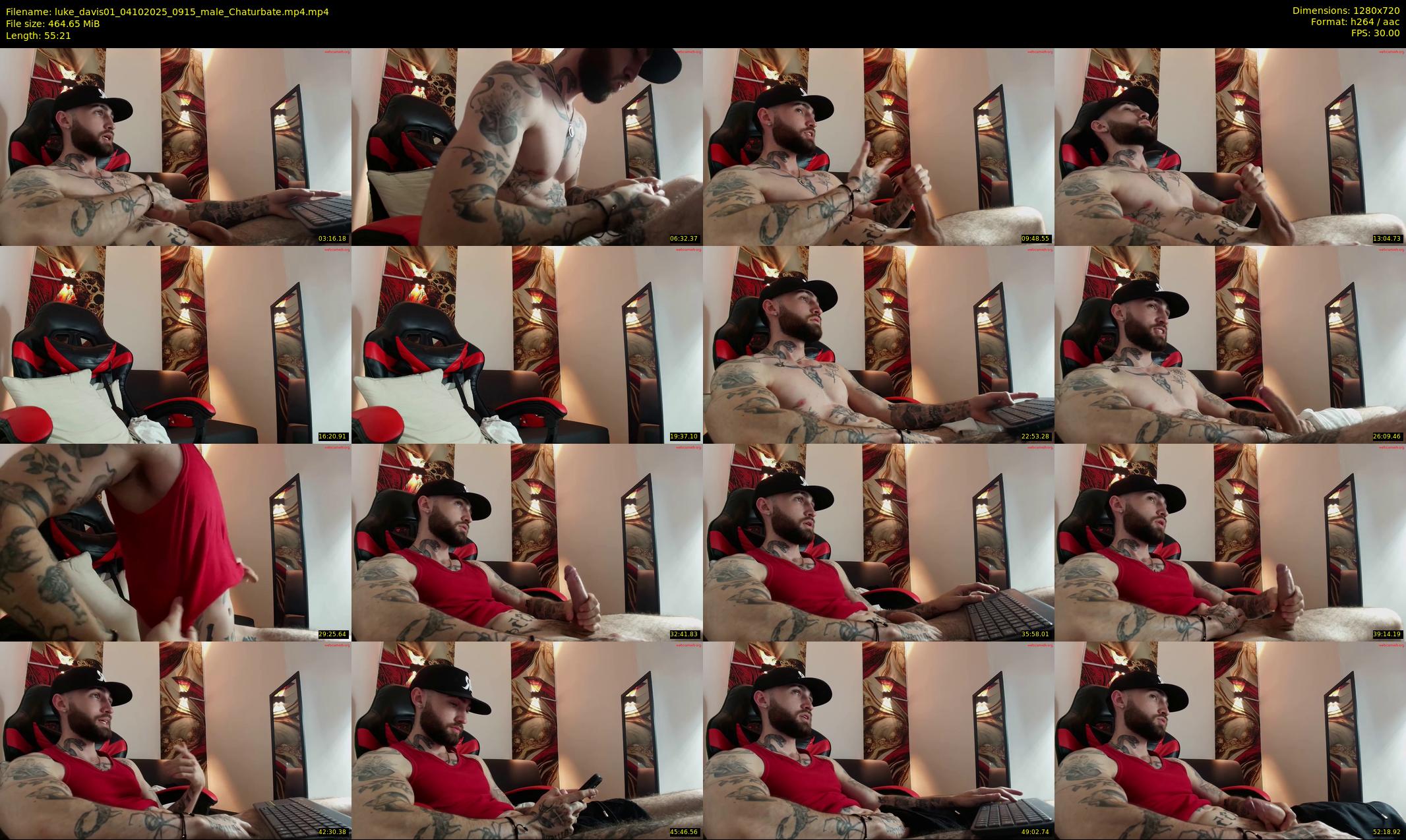 luke_davis01 — 56 minute Chaturbate male cam show recording, 720p, Oct 4, 2025
