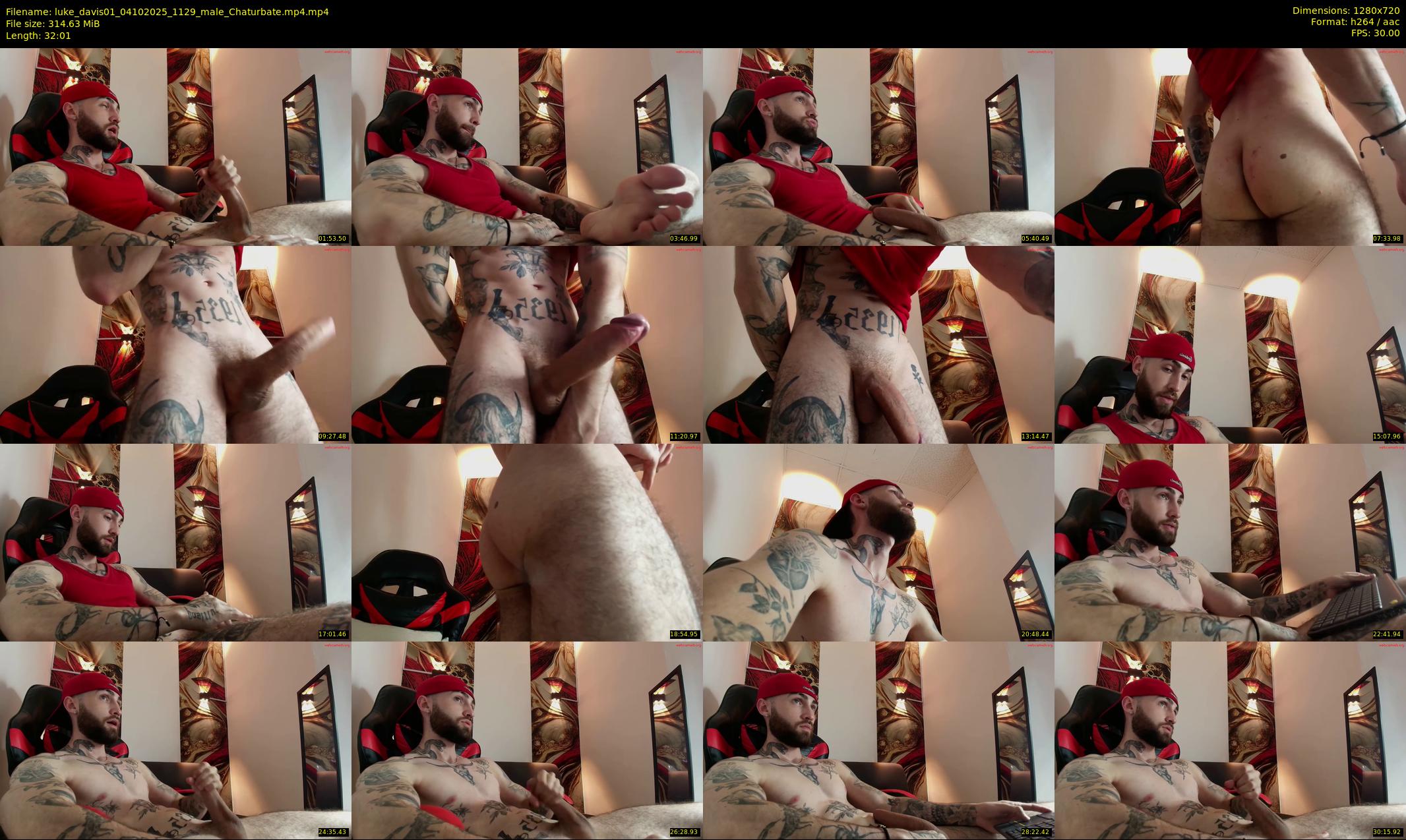 luke_davis01 — 33 minute Chaturbate male cam show recording, 720p, Oct 4, 2025