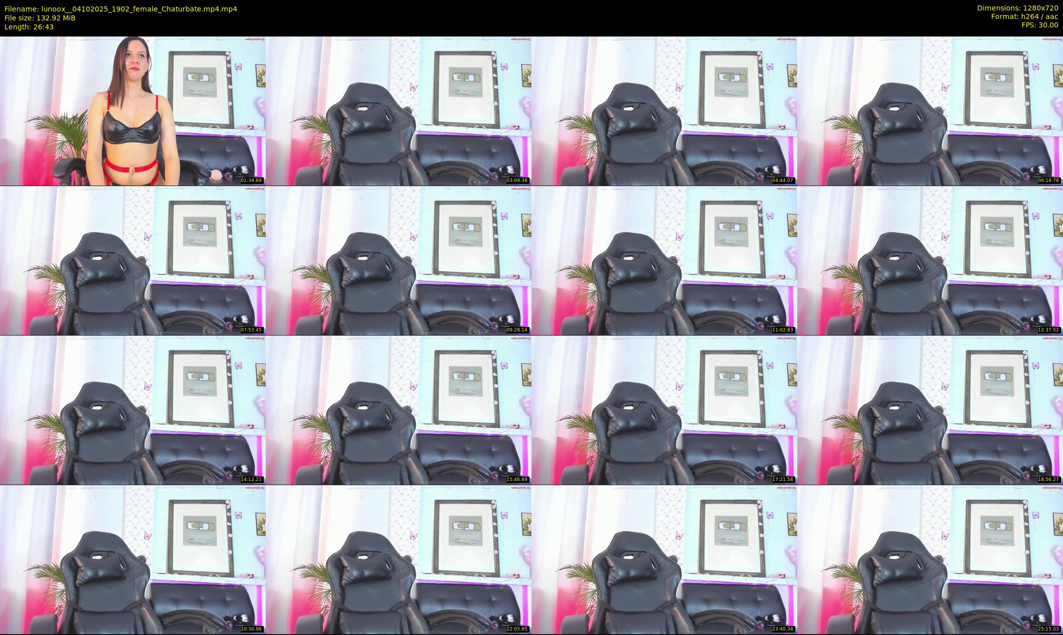 lunoox_ — 27 minute Chaturbate female cam show recording, 720p, Oct 4, 2025
