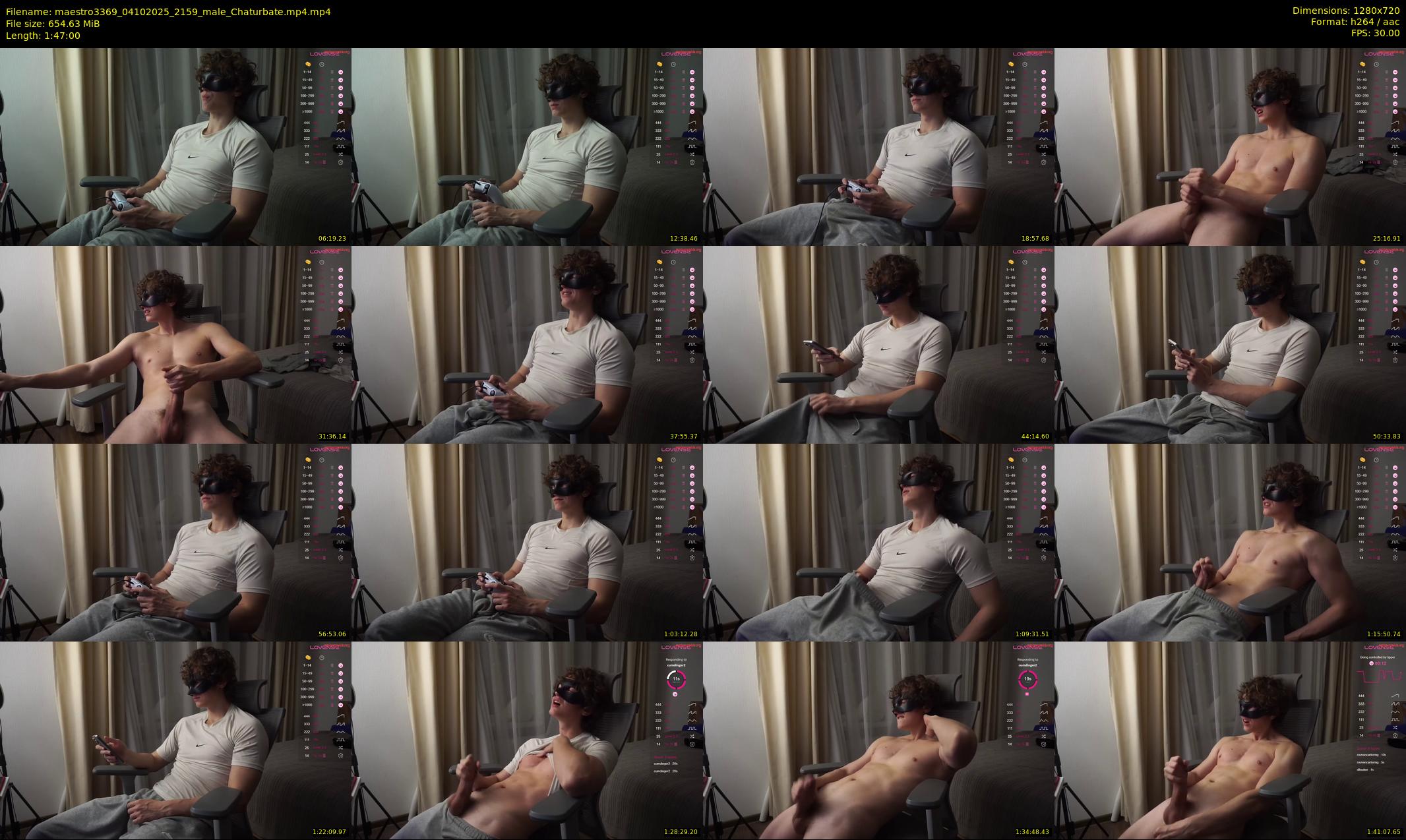 maestro3369 — 107 minute Chaturbate male cam show recording, 720p, Oct 4, 2025