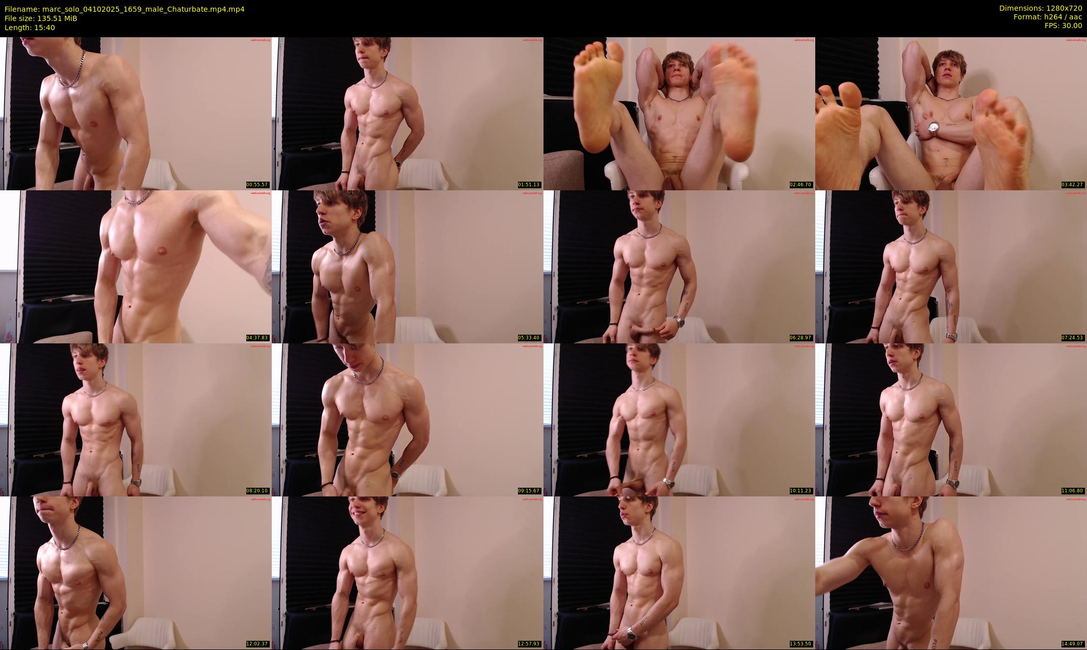 marc_solo — 16 minute Chaturbate male cam show recording, 720p, Oct 4, 2025