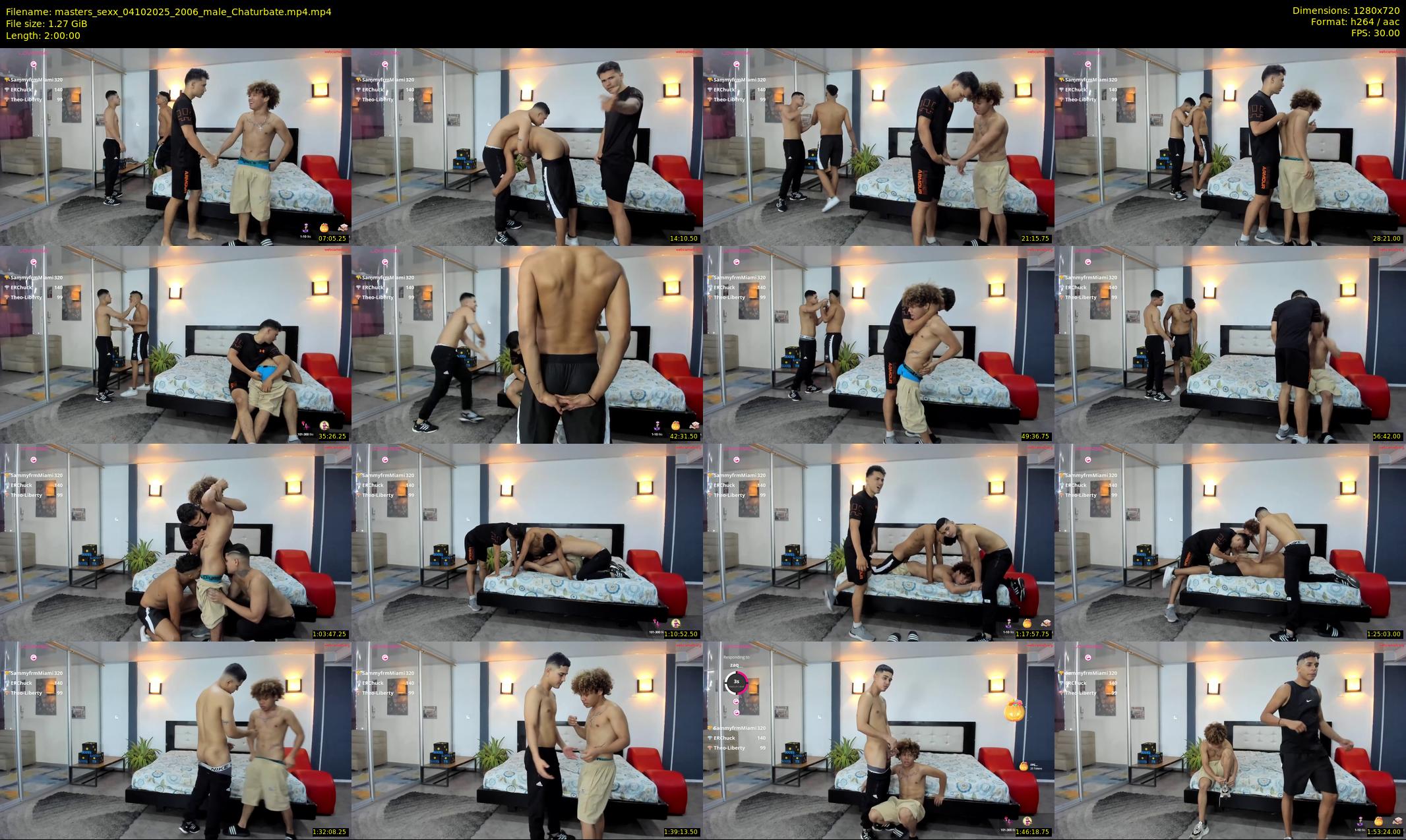 masters_sexx — 120 minute Chaturbate male cam show recording, 720p, Oct 4, 2025