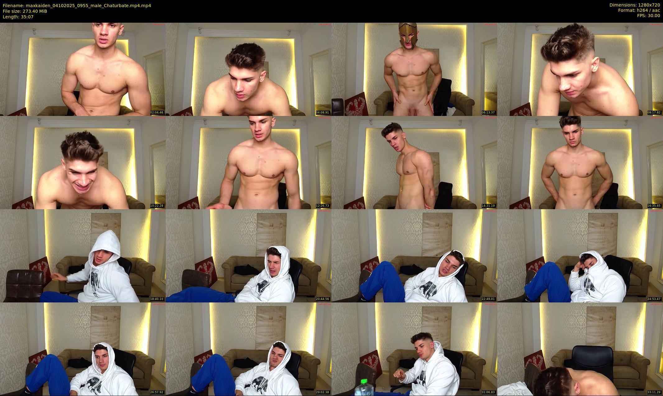 maxkaiden — 36 minute Chaturbate male cam show recording, 720p, Oct 4, 2025