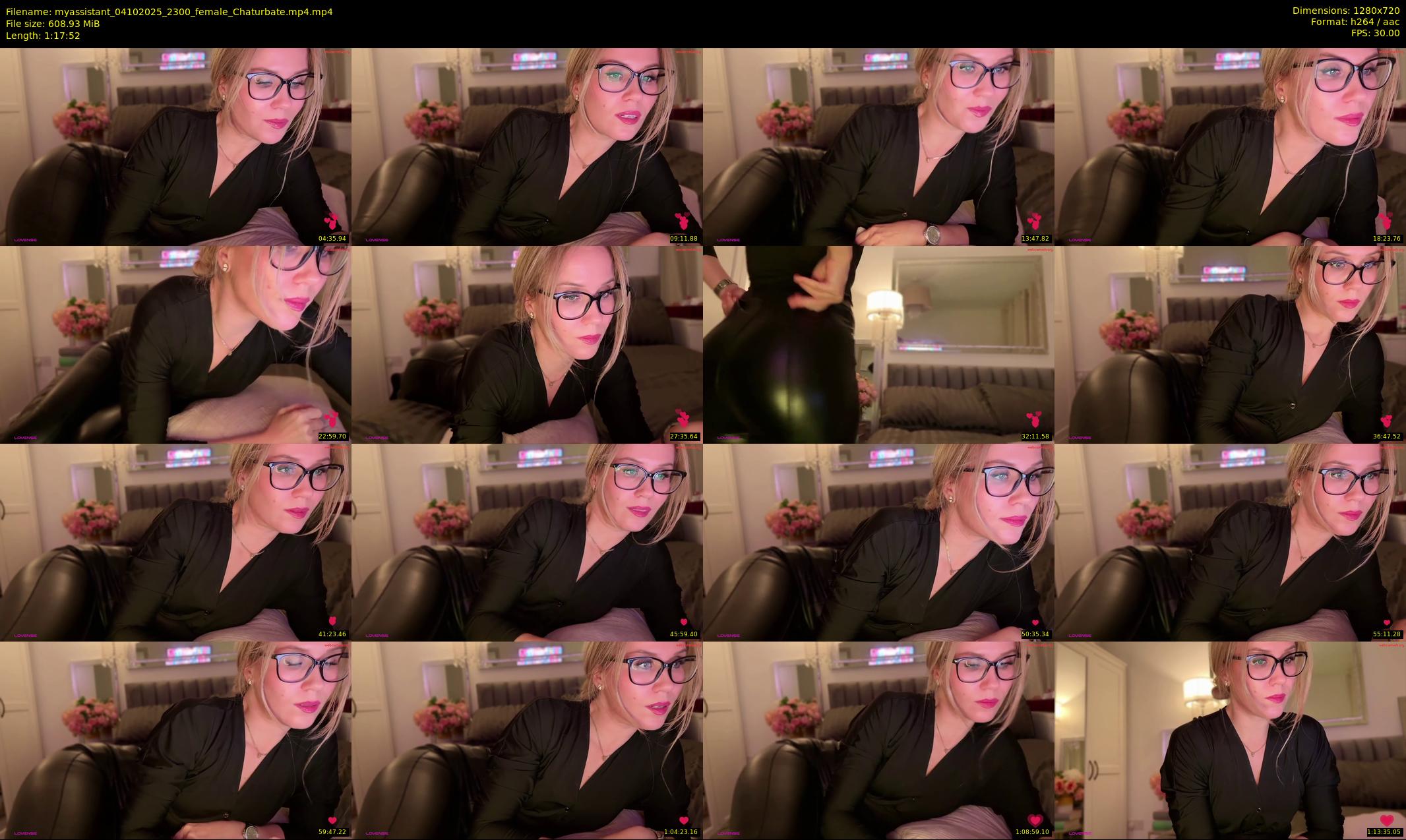myassistant — 78 minute Chaturbate female cam show recording, 720p, Oct 4, 2025