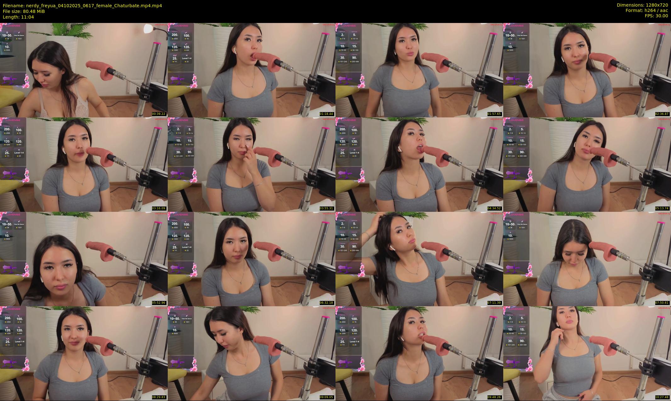 nerdy_freyua — 12 minute Chaturbate female cam show recording, 720p, Oct 4, 2025