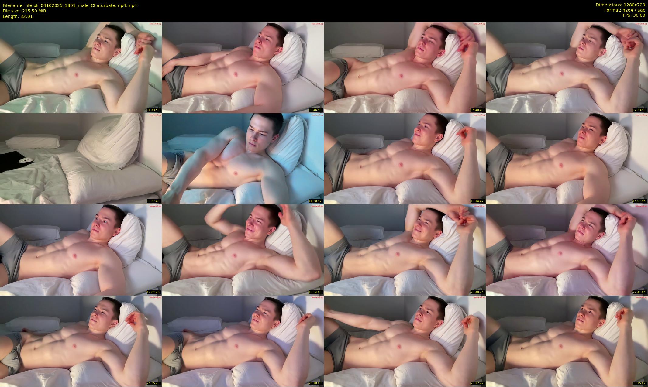nfeibk — 33 minute Chaturbate male cam show recording, 720p, Oct 4, 2025