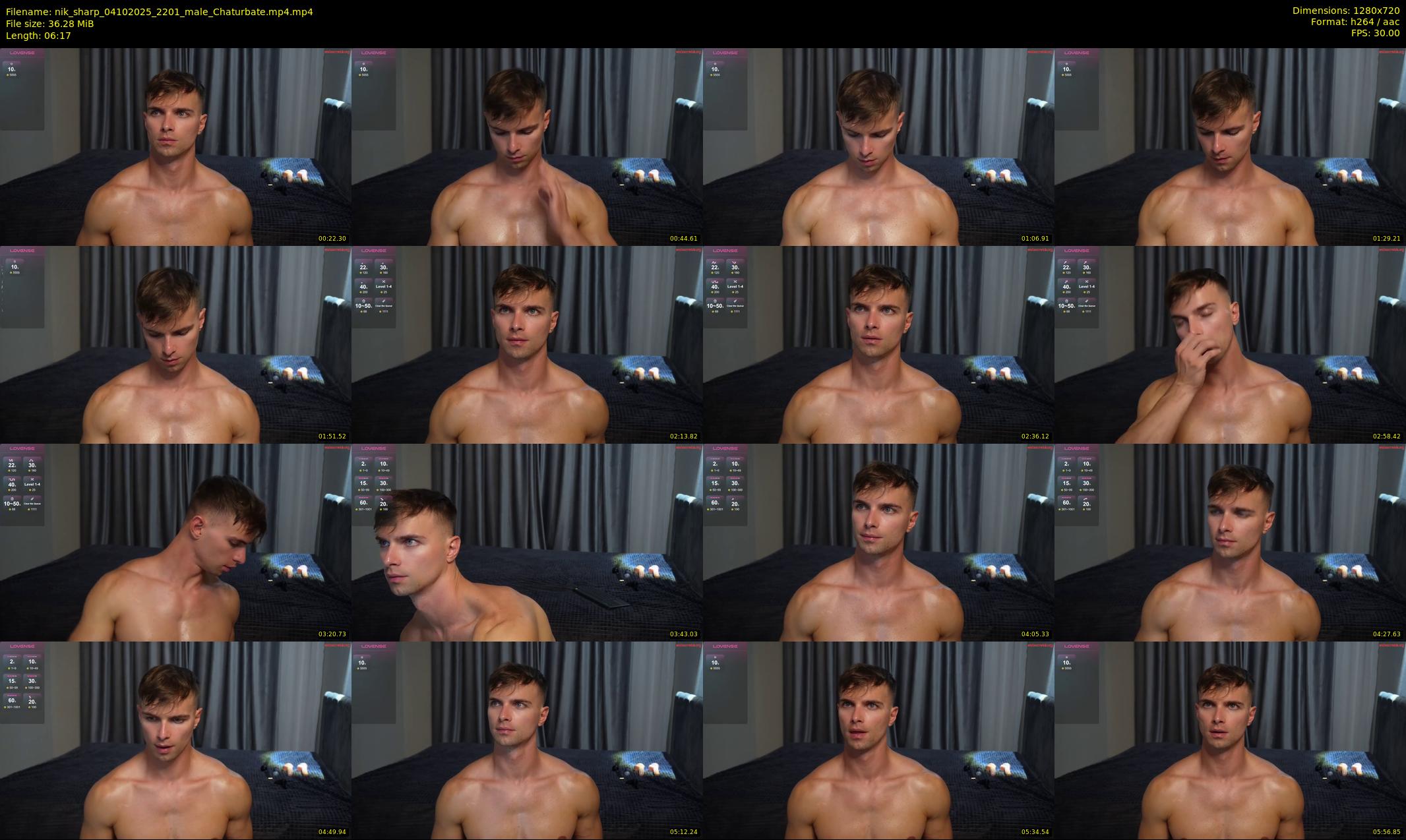 nik_sharp — 7 minute Chaturbate male cam show recording, 720p, Oct 4, 2025