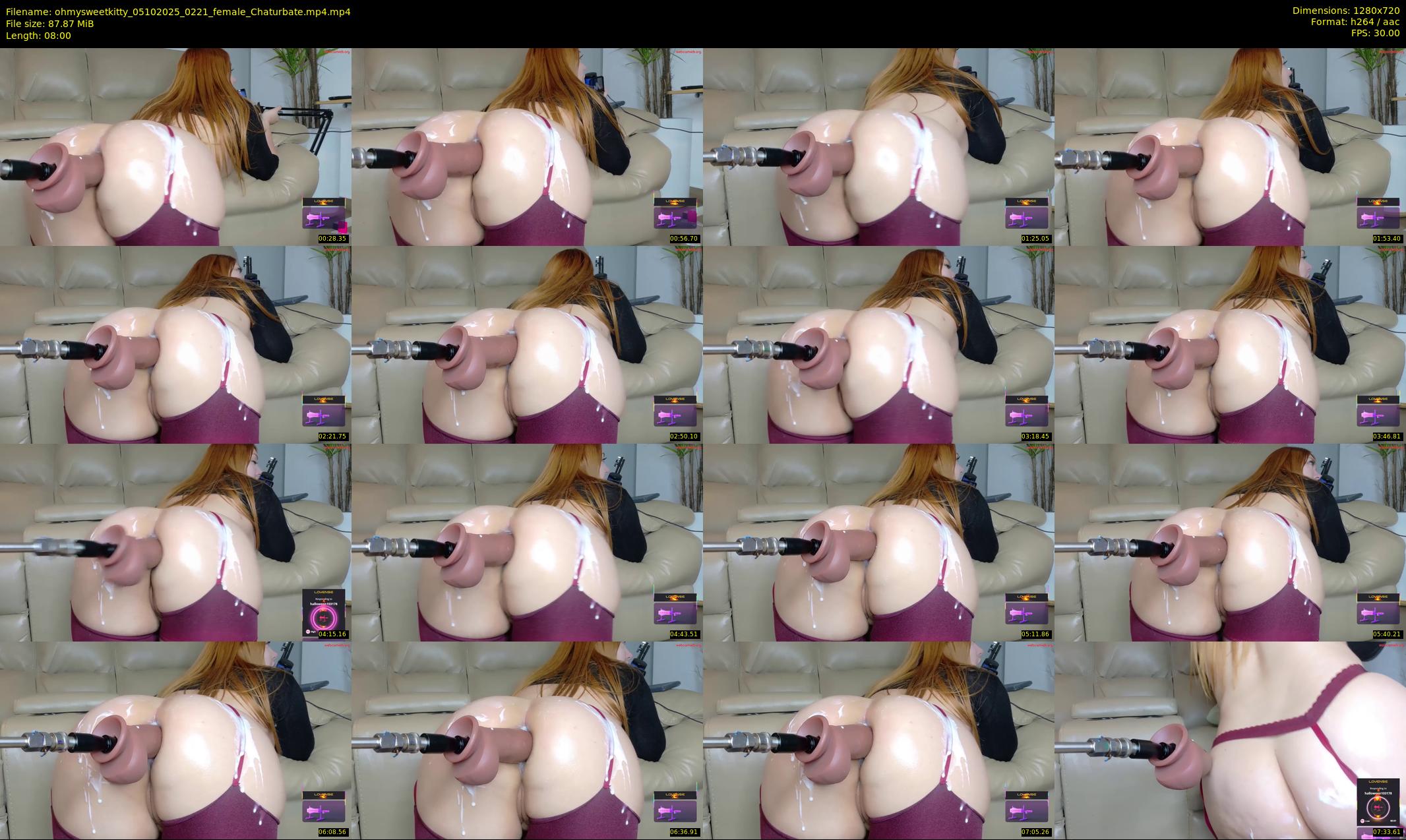 ohmysweetkitty — 8 minute Chaturbate female cam show recording, 720p, Oct 5, 2025