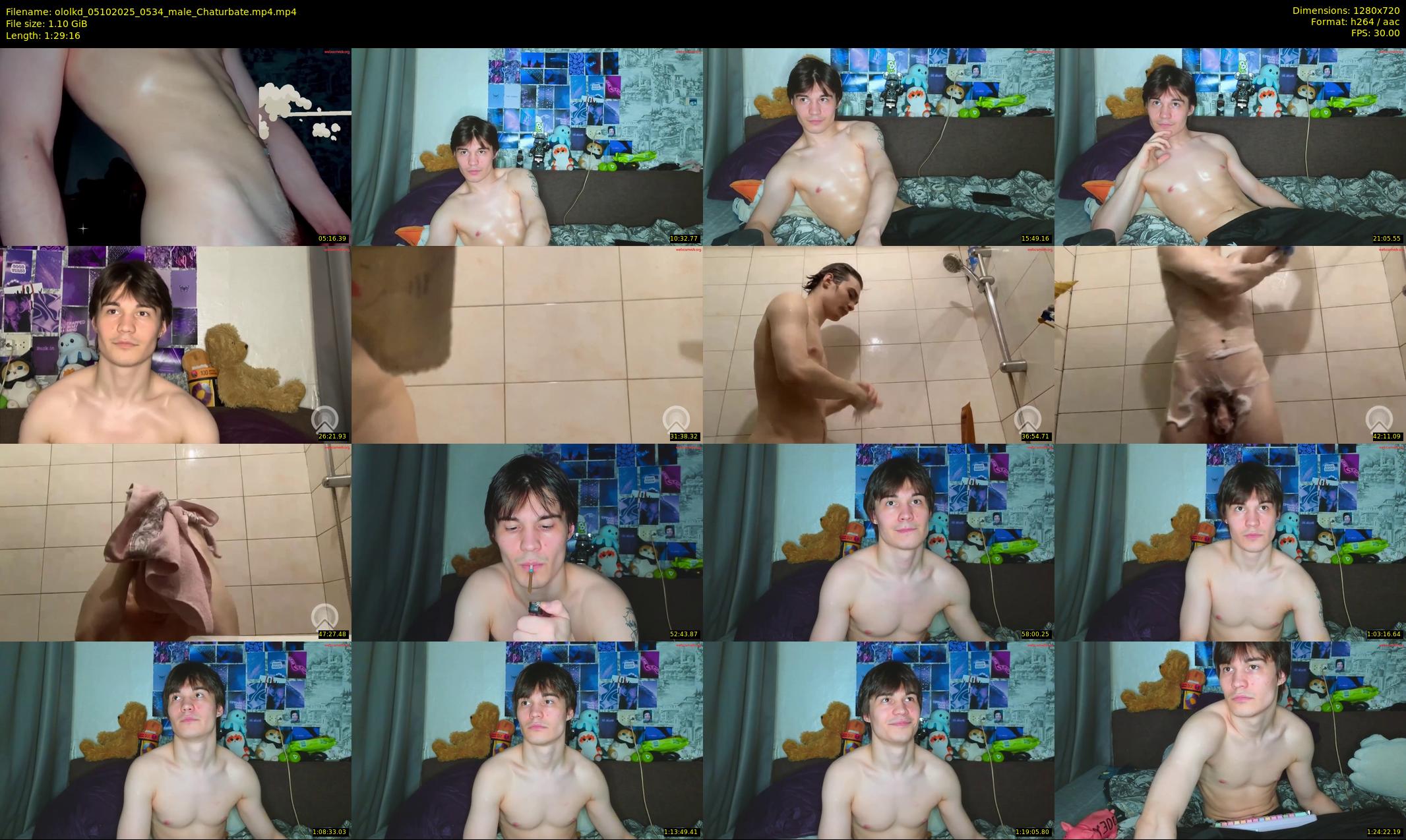 ololkd — 90 minute Chaturbate male cam show recording, 720p, Oct 5, 2025