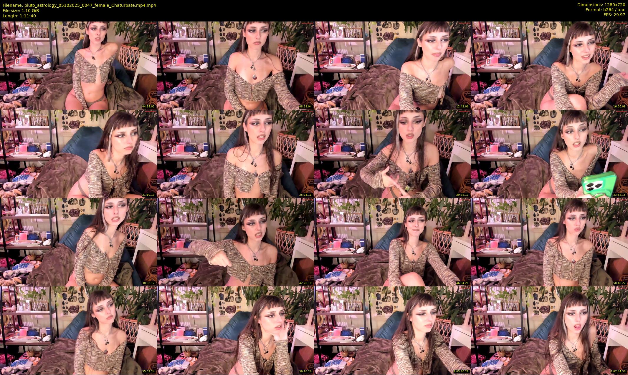 pluto_astrology — 72 minute Chaturbate female cam show recording, 720p, Oct 5, 2025