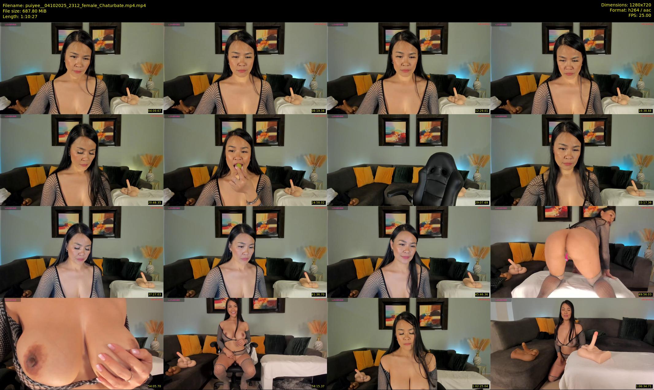 puiyee_ — 71 minute Chaturbate female cam show recording, 720p, Oct 4, 2025