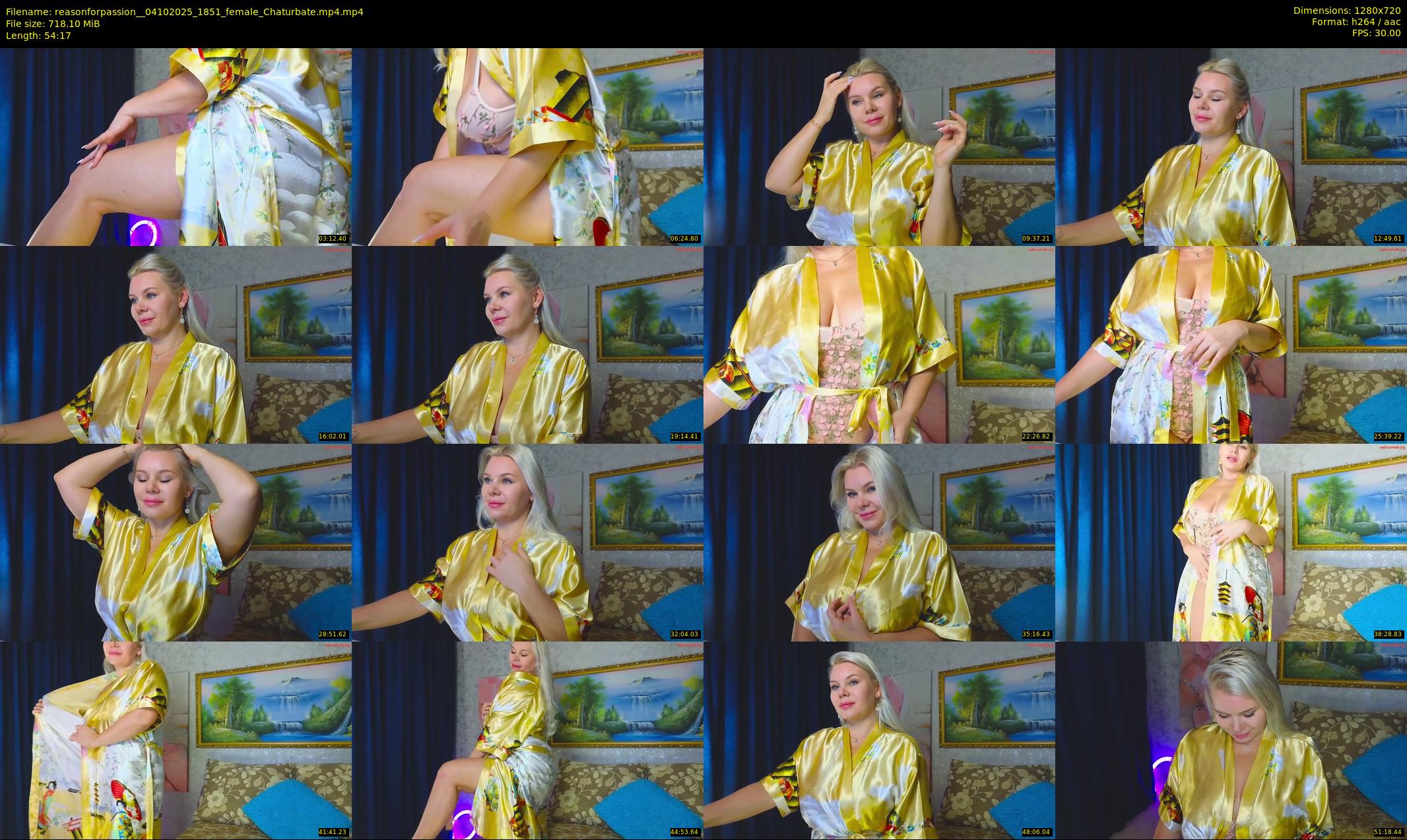 reasonforpassion_ — 55 minute Chaturbate female cam show recording, 720p, Oct 4, 2025