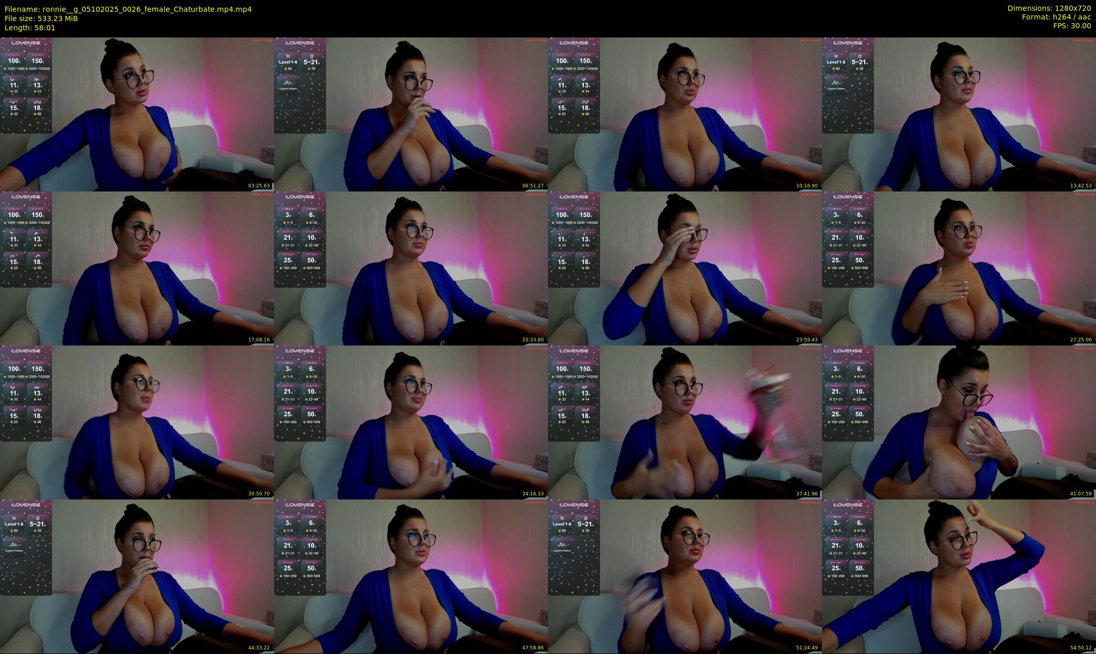 ronnie__g — 59 minute Chaturbate female cam show recording, 720p, Oct 5, 2025