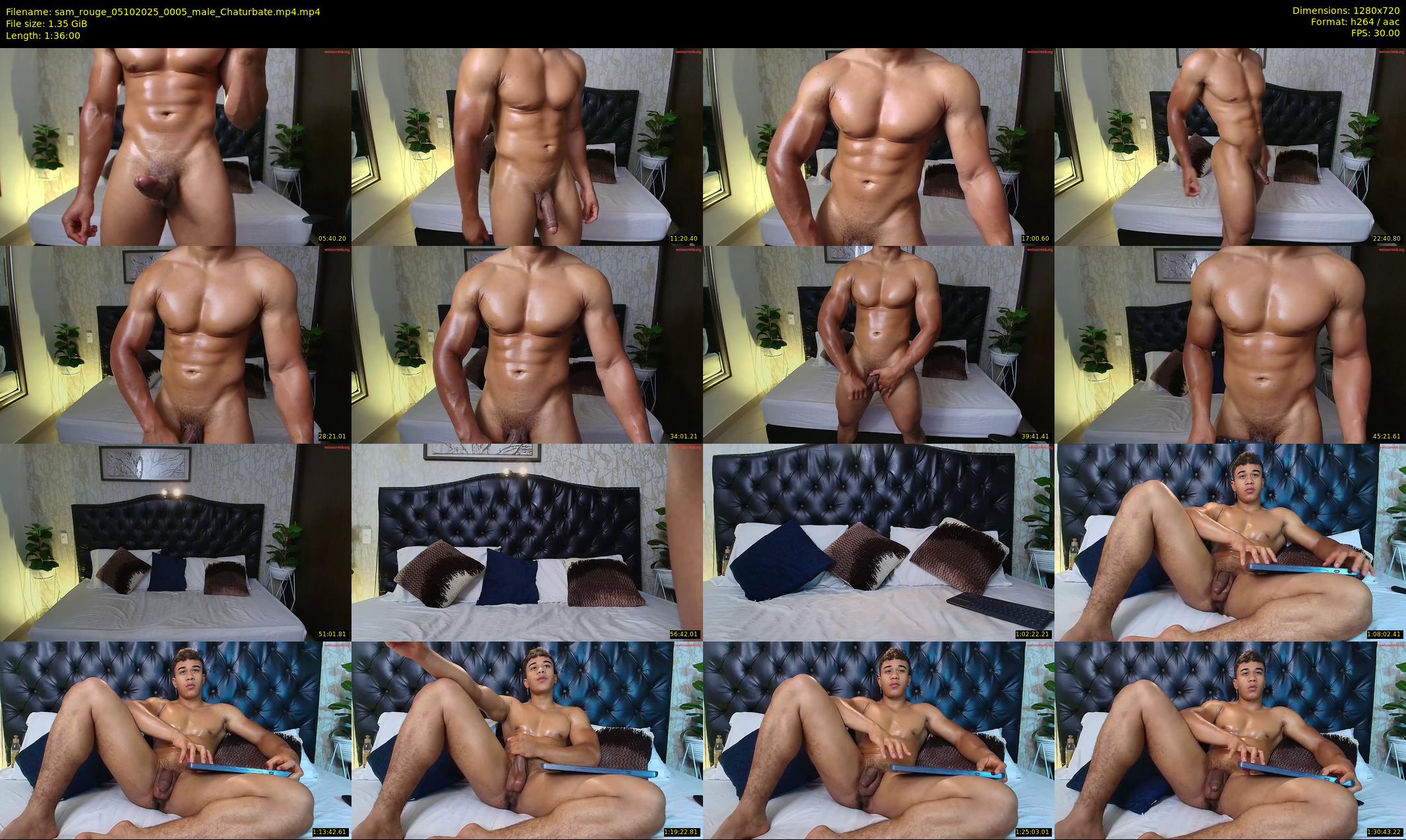 sam_rouge — 96 minute Chaturbate male cam show recording, 720p, Oct 5, 2025