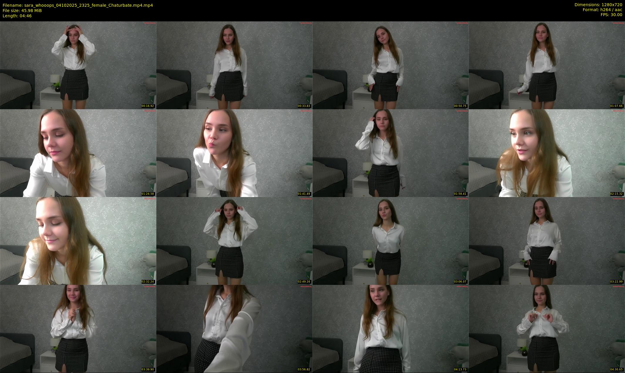 sara_whooops — 5 minute Chaturbate female cam show recording, 720p, Oct 4, 2025