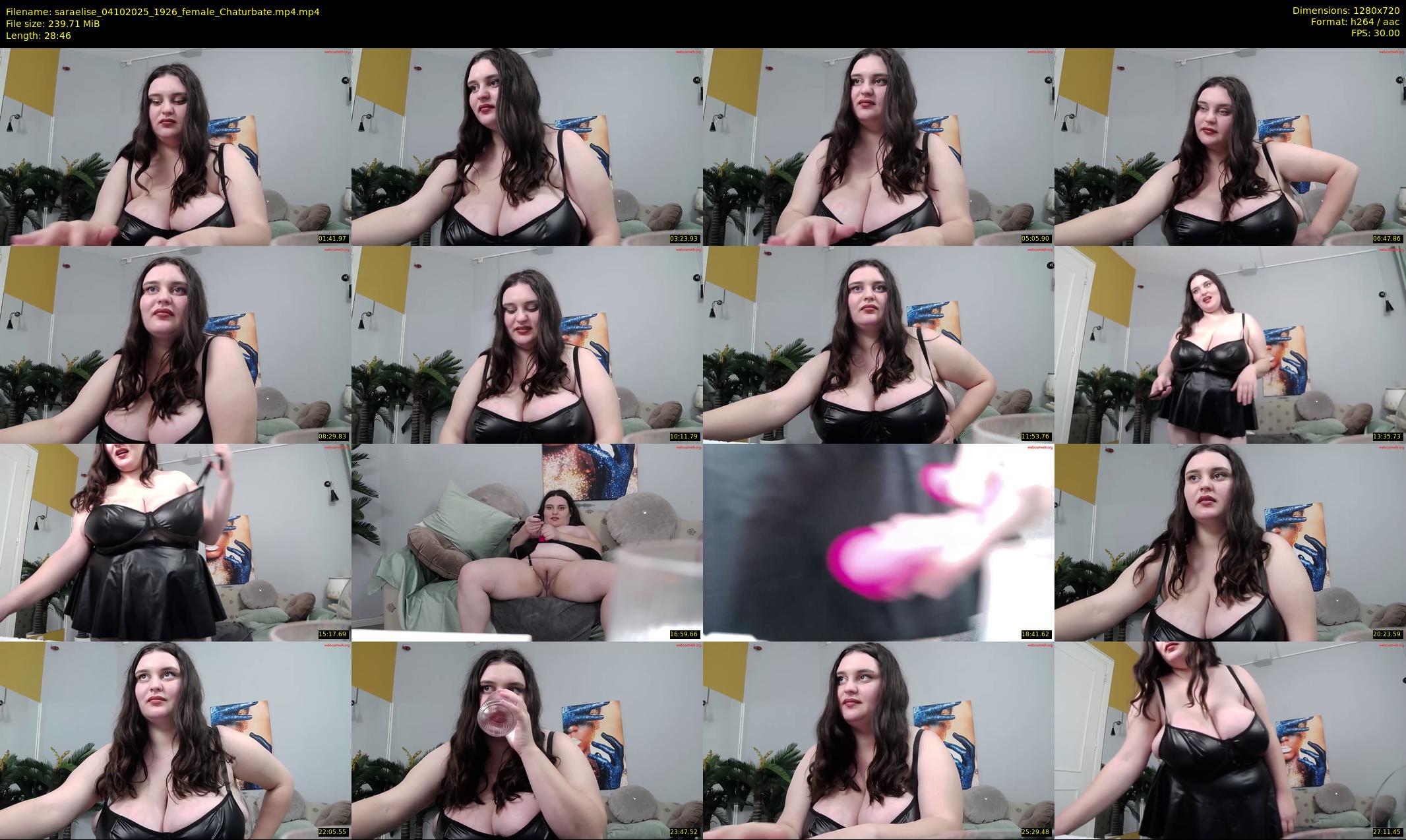 saraelise — 29 minute Chaturbate female cam show recording, 720p, Oct 4, 2025