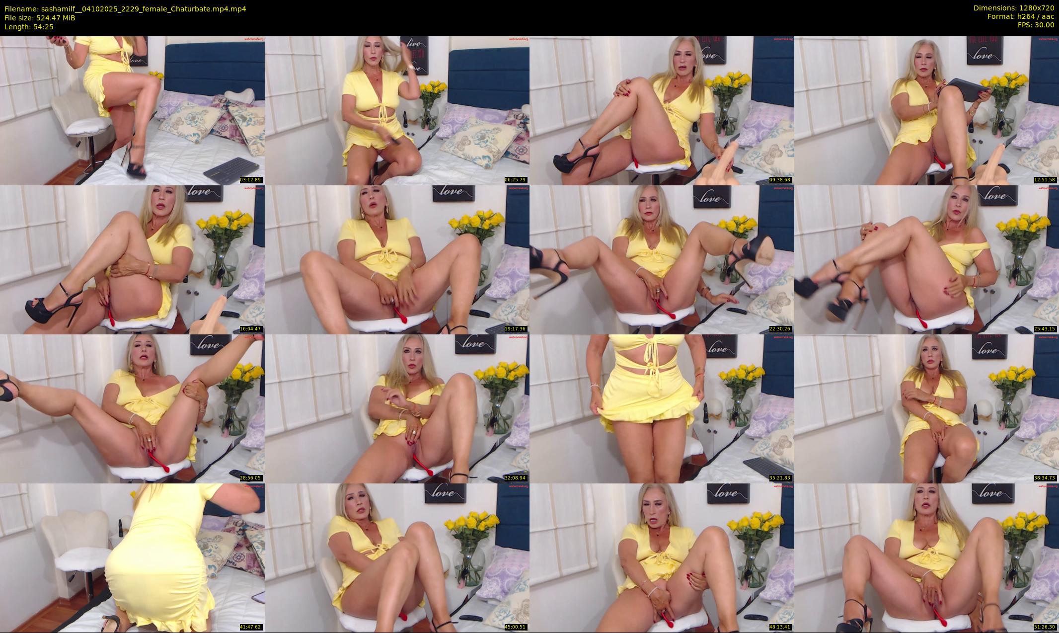 sashamilf_ — 55 minute Chaturbate female cam show recording, 720p, Oct 4, 2025