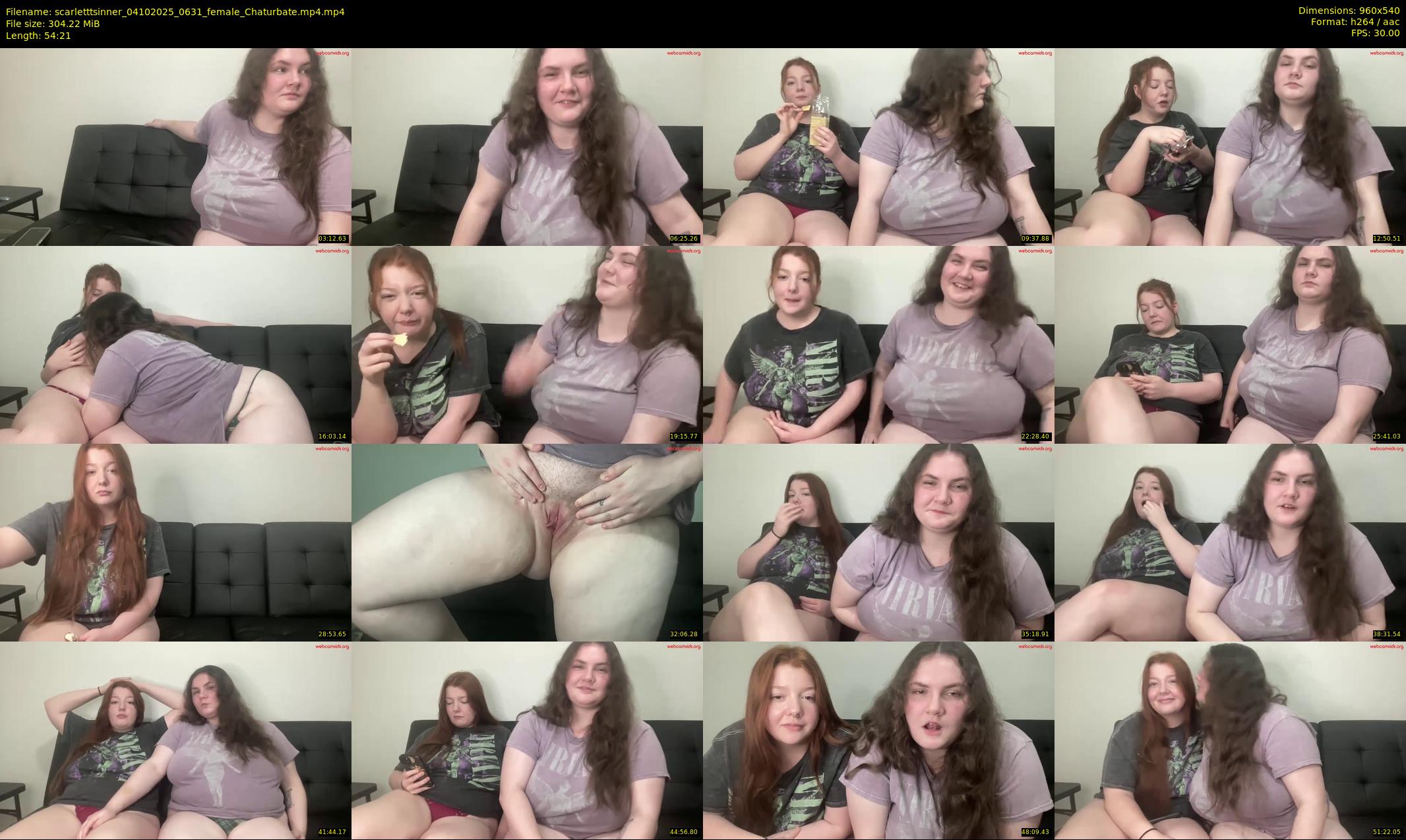 scarletttsinner — 55 minute Chaturbate female cam show recording, 480p, Oct 4, 2025